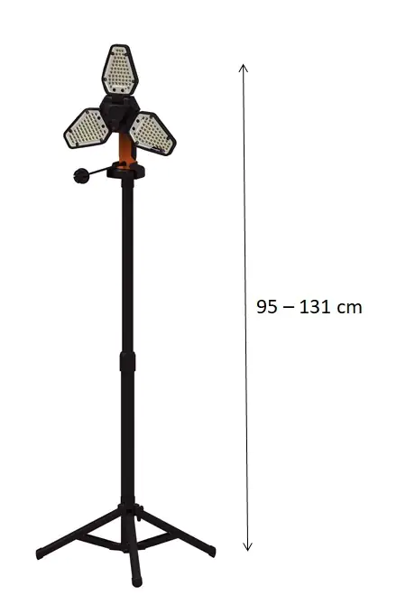 Primaster LED Fluter mit Stativ 3-flammig