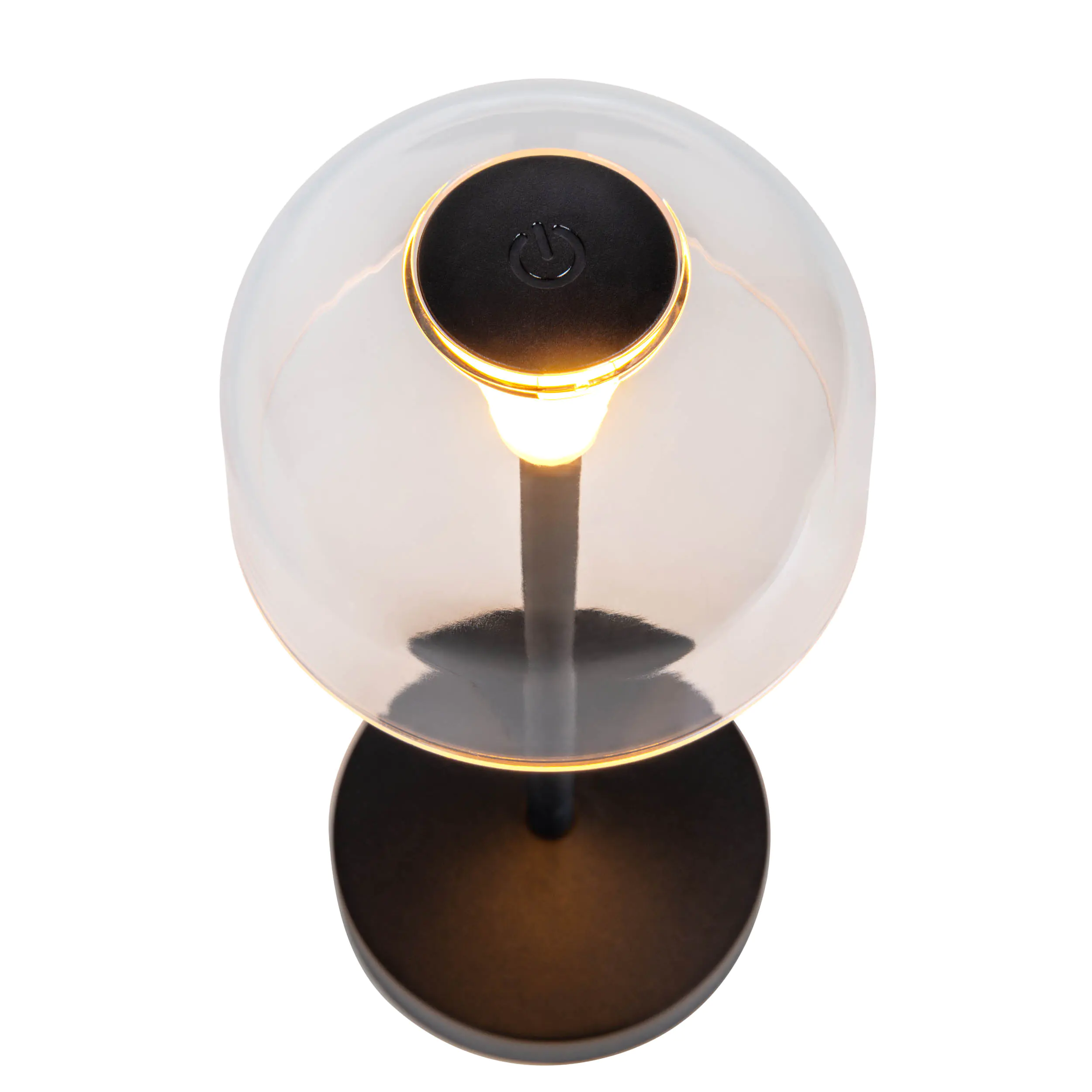 Light & More LED Akku-Tischleuchte Gomba schwarz dimmbar