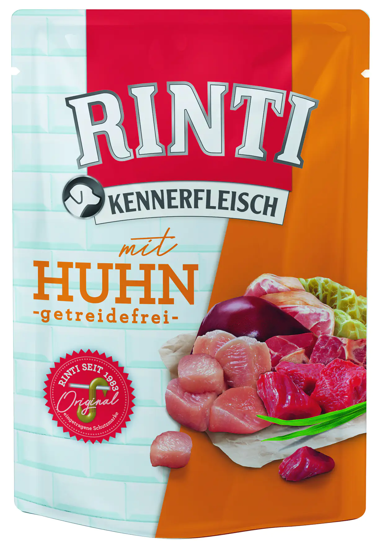 Rinti Kennerfleisch Hundenassfutter Adult getreidefrei 400 g Huhn