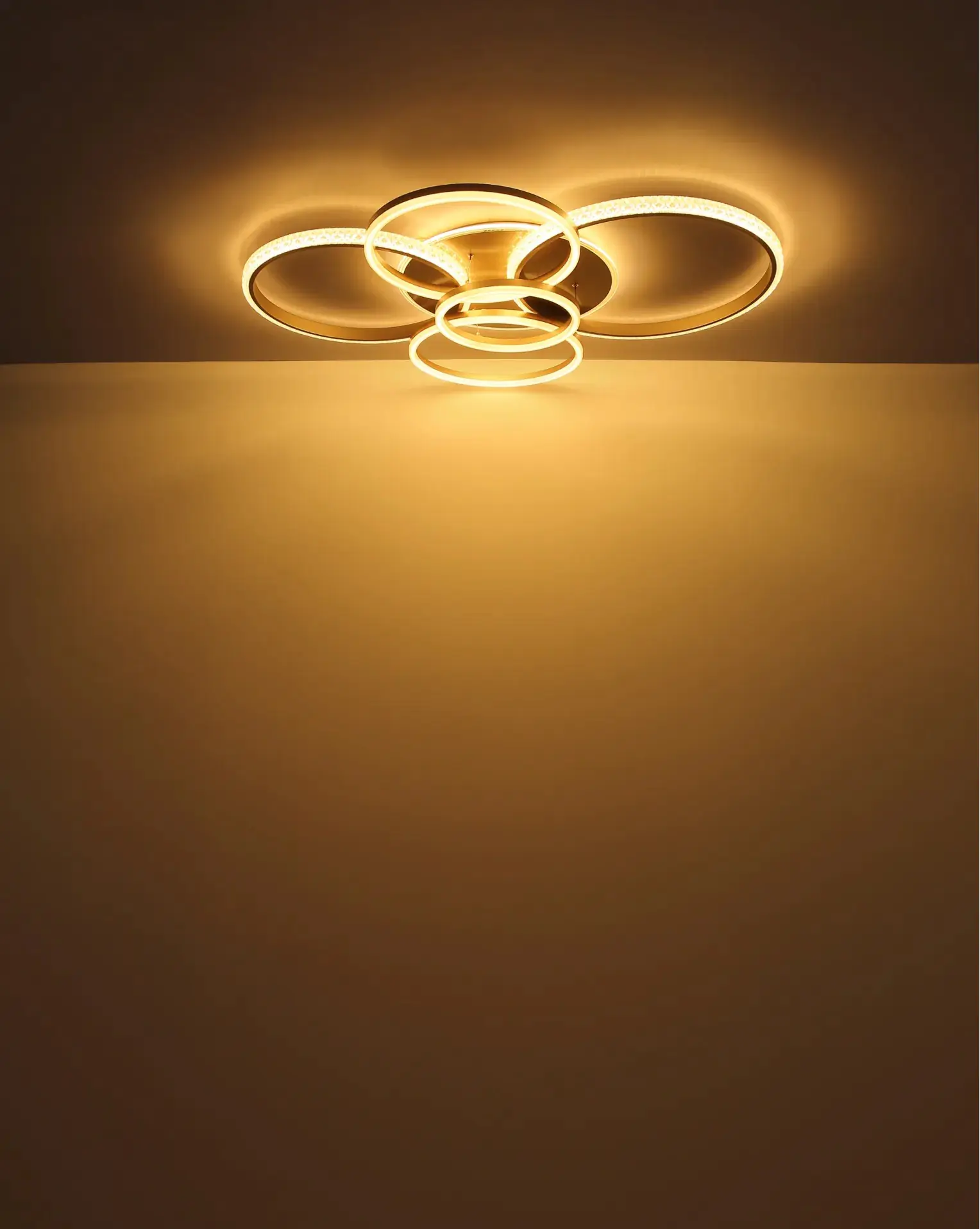 Globo LED Deckenleuchte Lorelei champagnerfarben