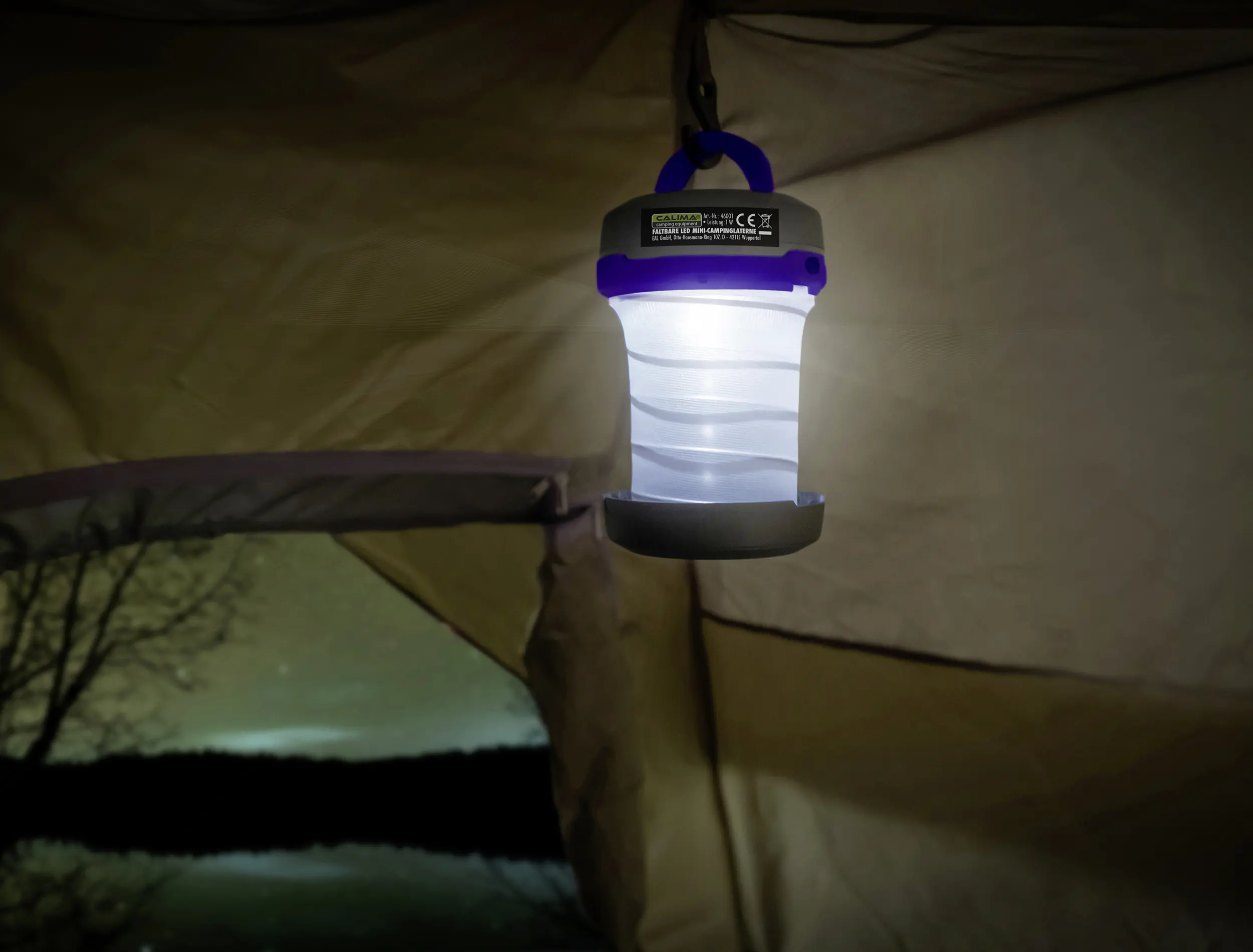 Calima LED Mini-Campinglaterne faltbar