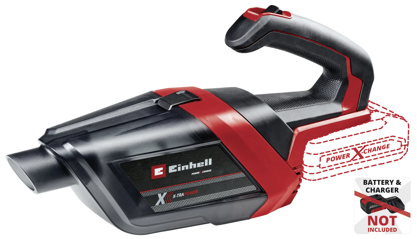 Einhell Akku-Handstaubsauger TE-HV 18/06 Li Solo 18 V
