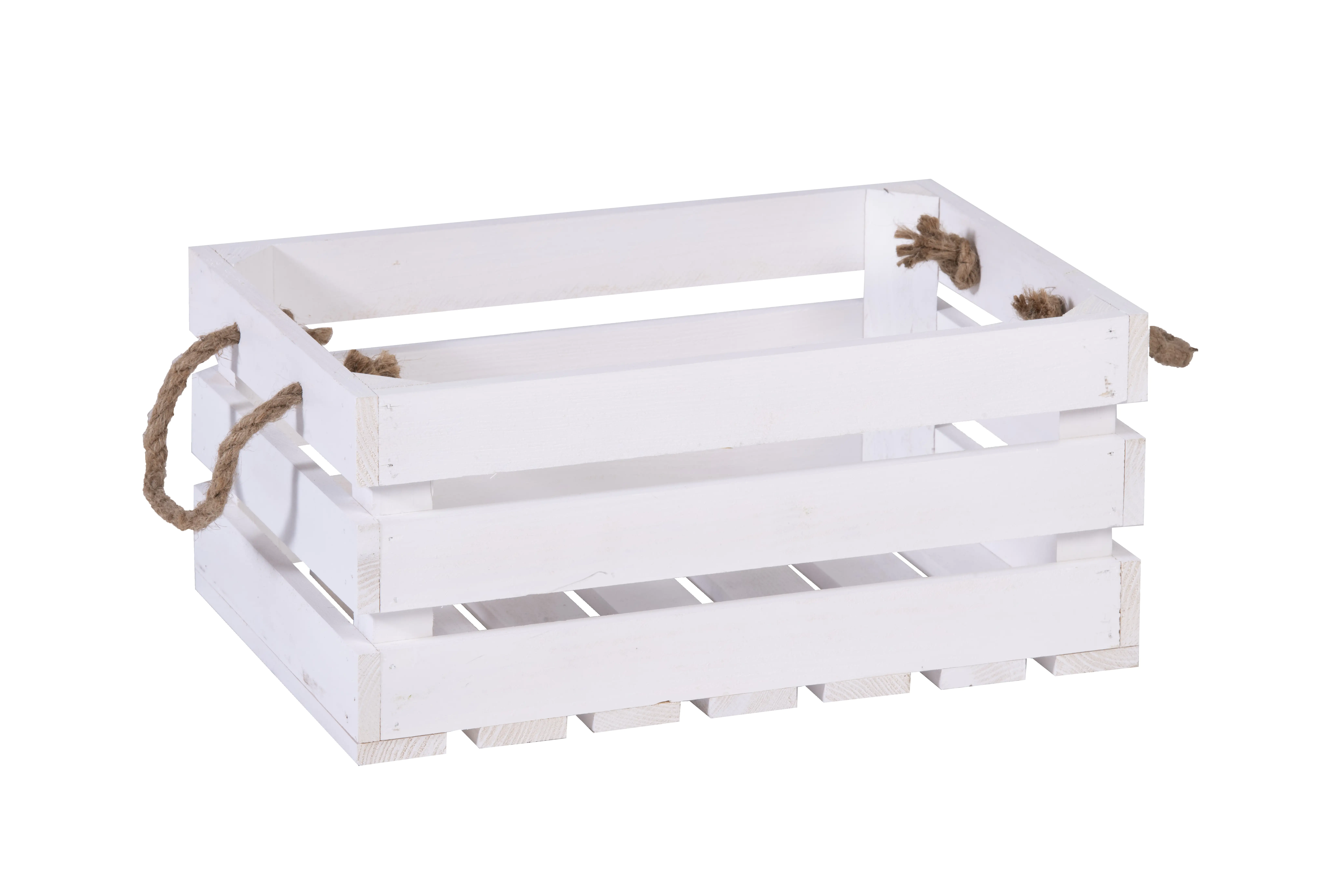 iWerk Holzbox mit Kordel Tragegriff M 40 x 27 x 18 cm