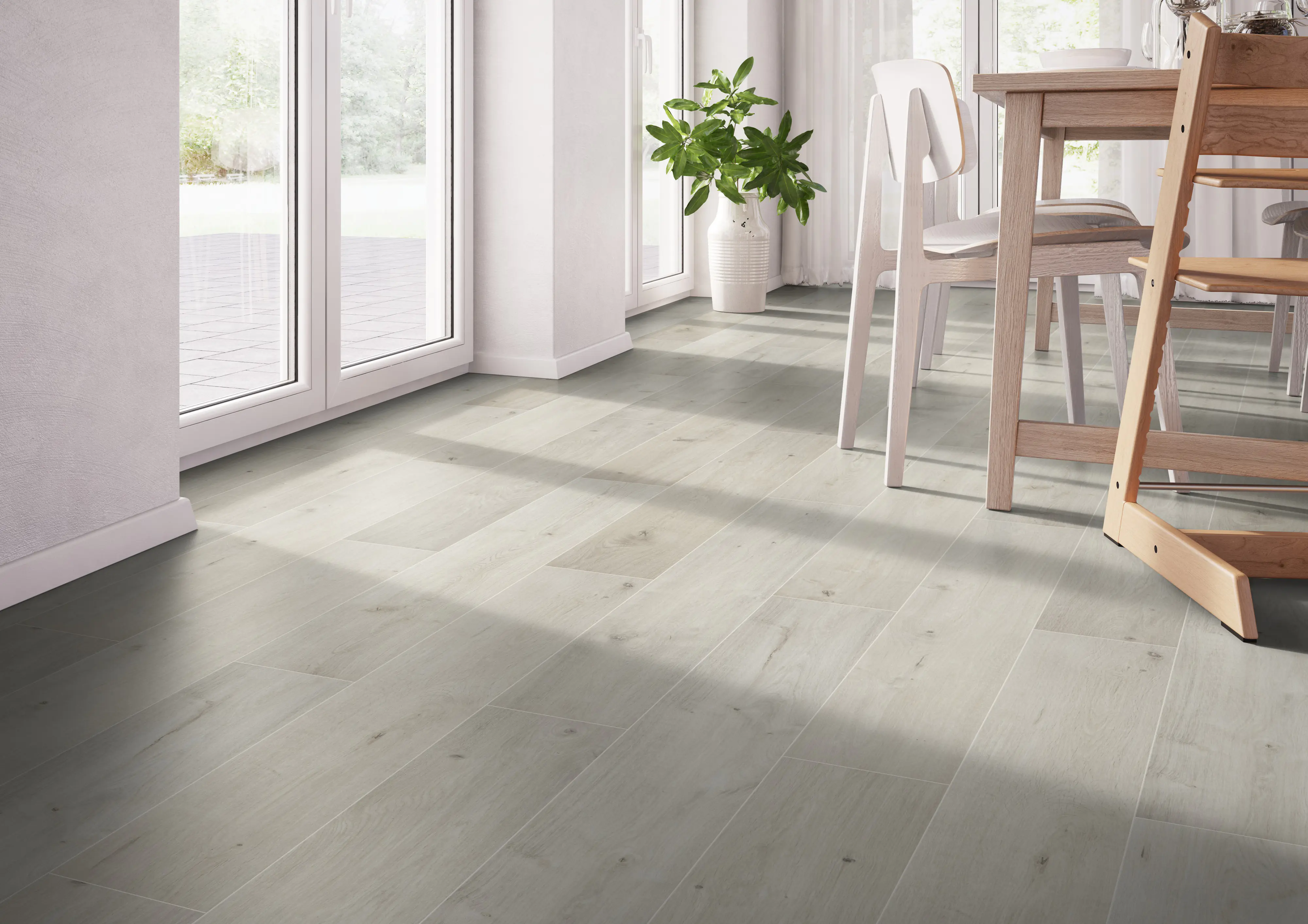 Classen Laminat Megaloc Aquaprotect Oak light grey mix