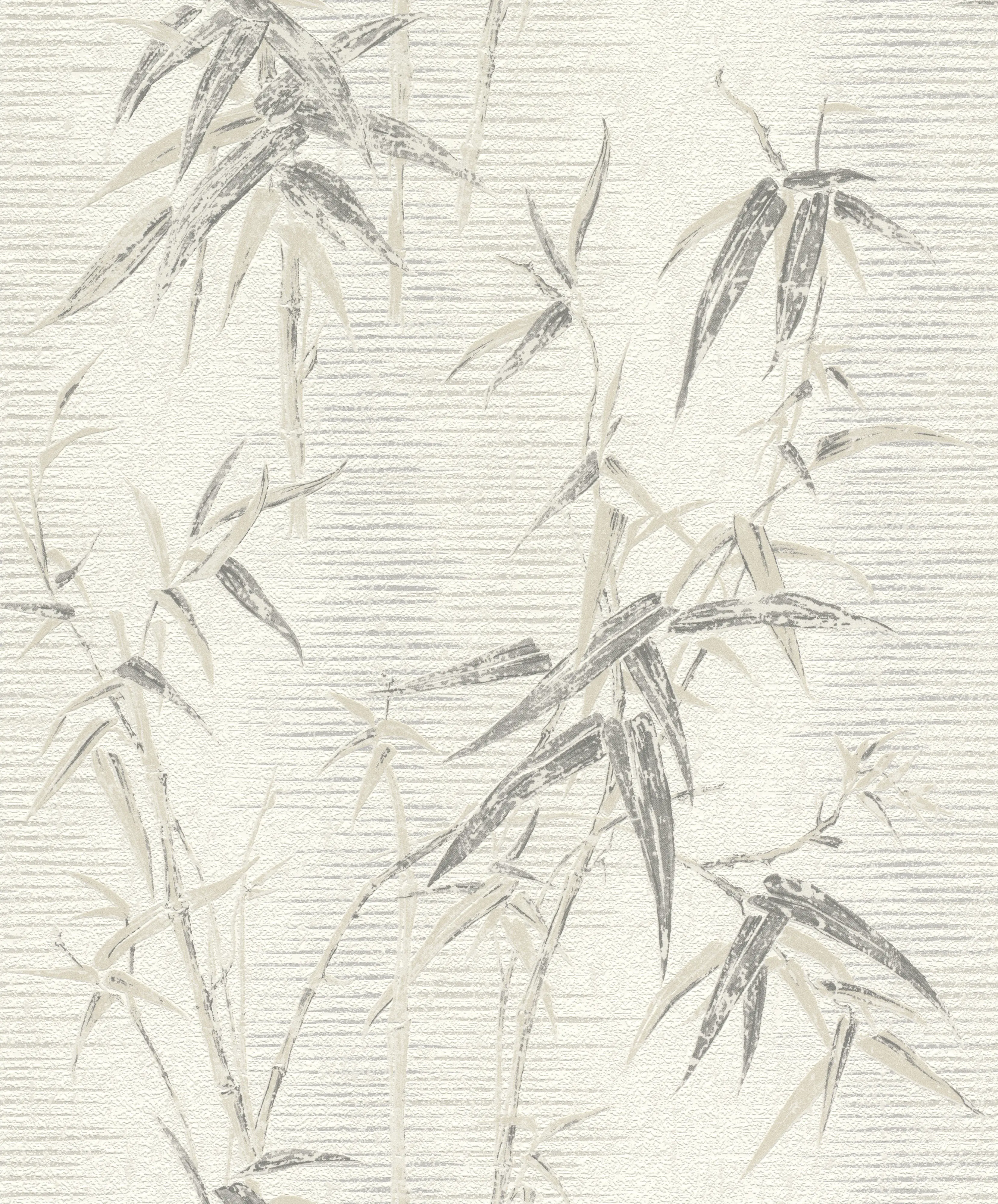 Rasch Vliestapete Botanical dunkelgrau 10,05 x 0,53 m