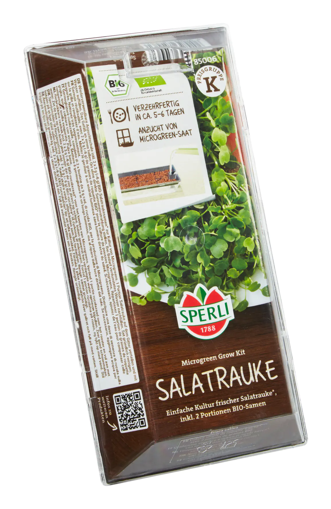 Sperli Bio Microgreen Grow Kit Anzuchtset Salatrauke