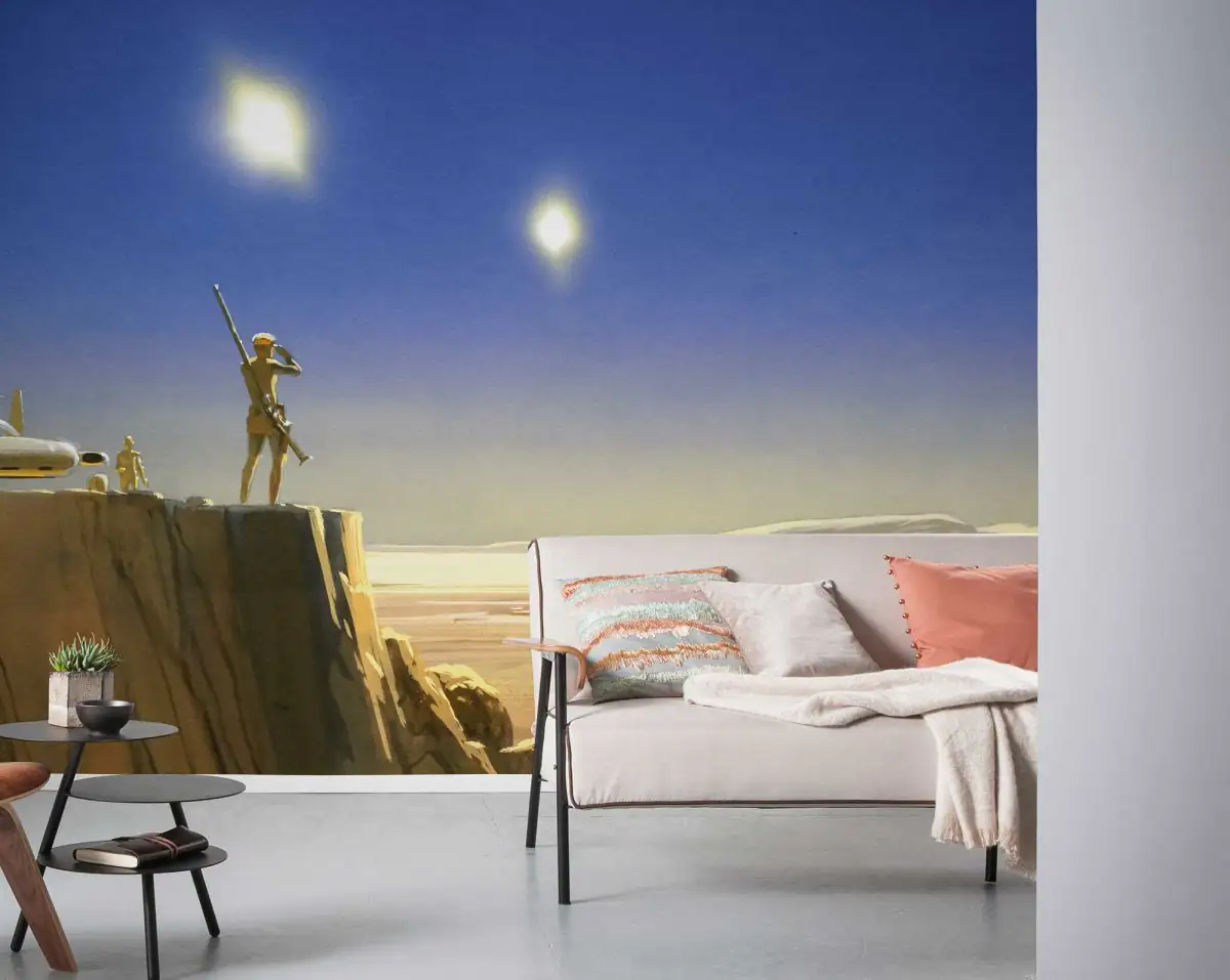 Komar Vlies Fototapete Star Wars Classic Raumhafen 500 x 250 cm 