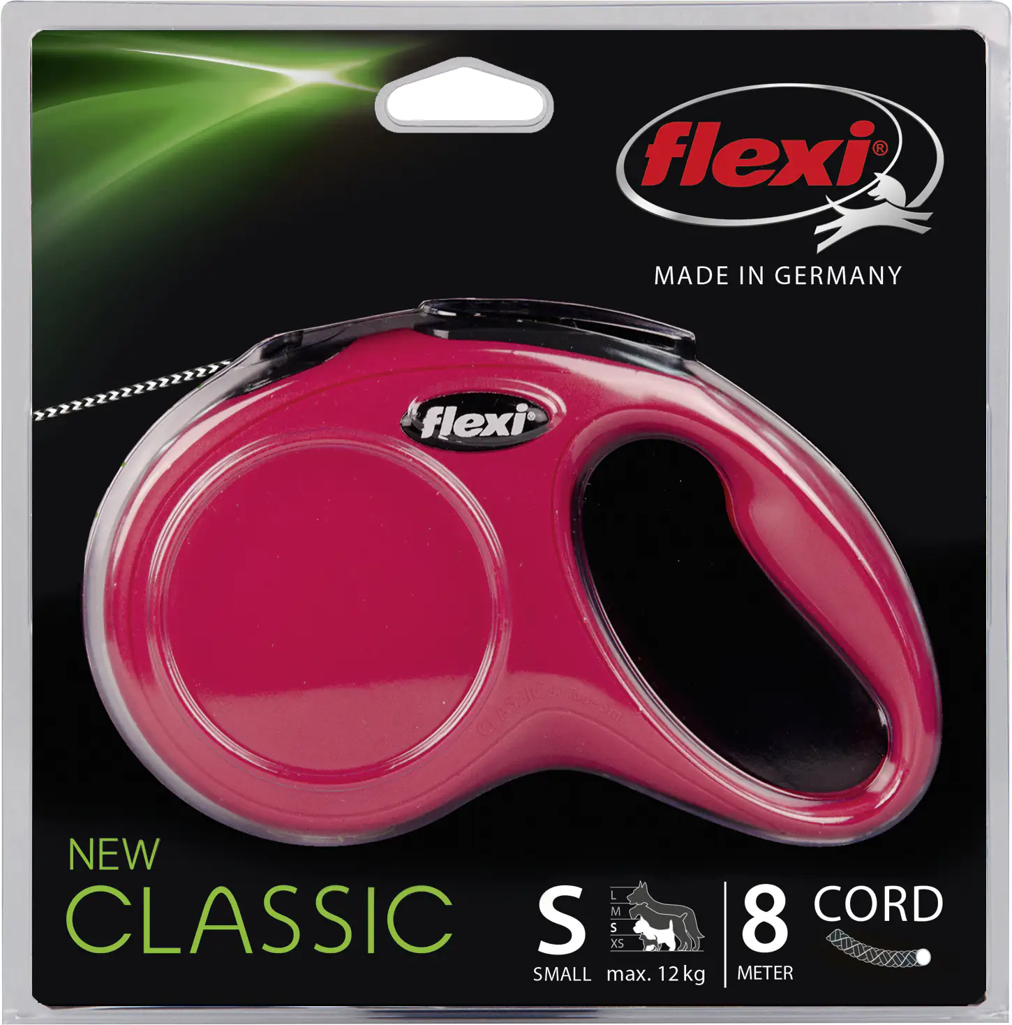 Flexi Hundeleine New Classic S rot, Seil