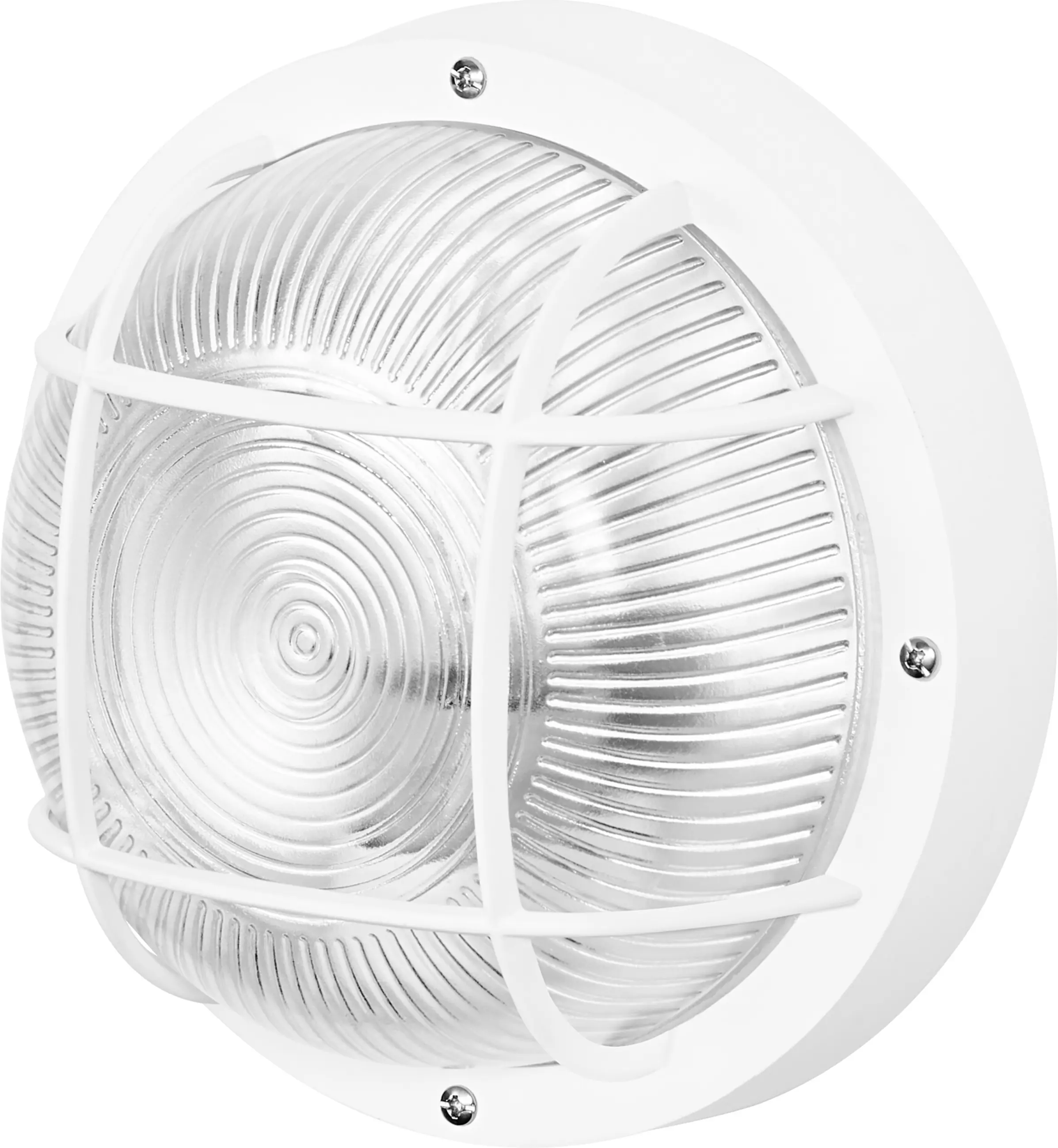 Osram LED Wandleuchte Bulkhead Essential Round E27 weiß