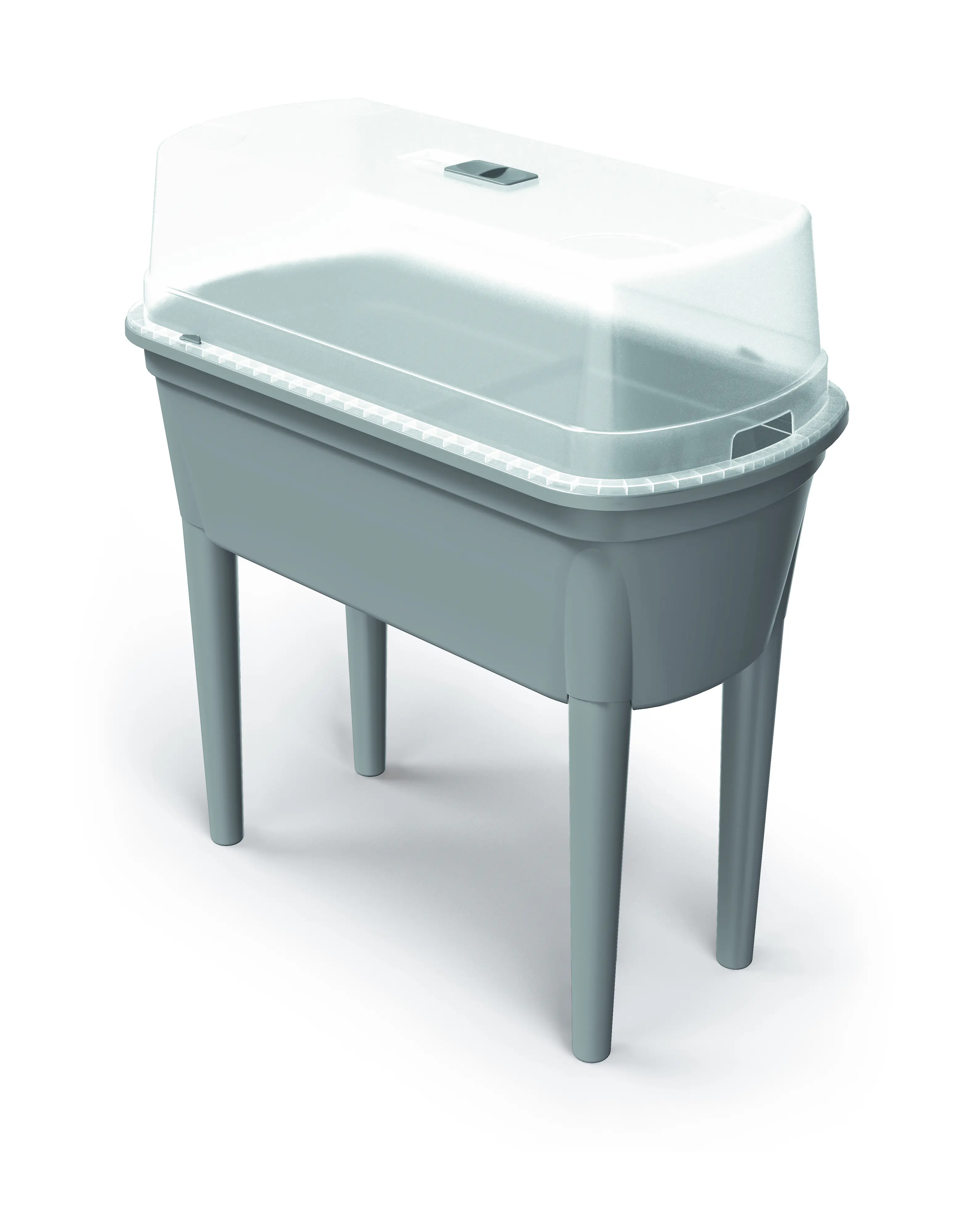 Prosperplast Anzuchttisch-Set Bloomo Kunststoff 77,5 x 38 cm steingrau