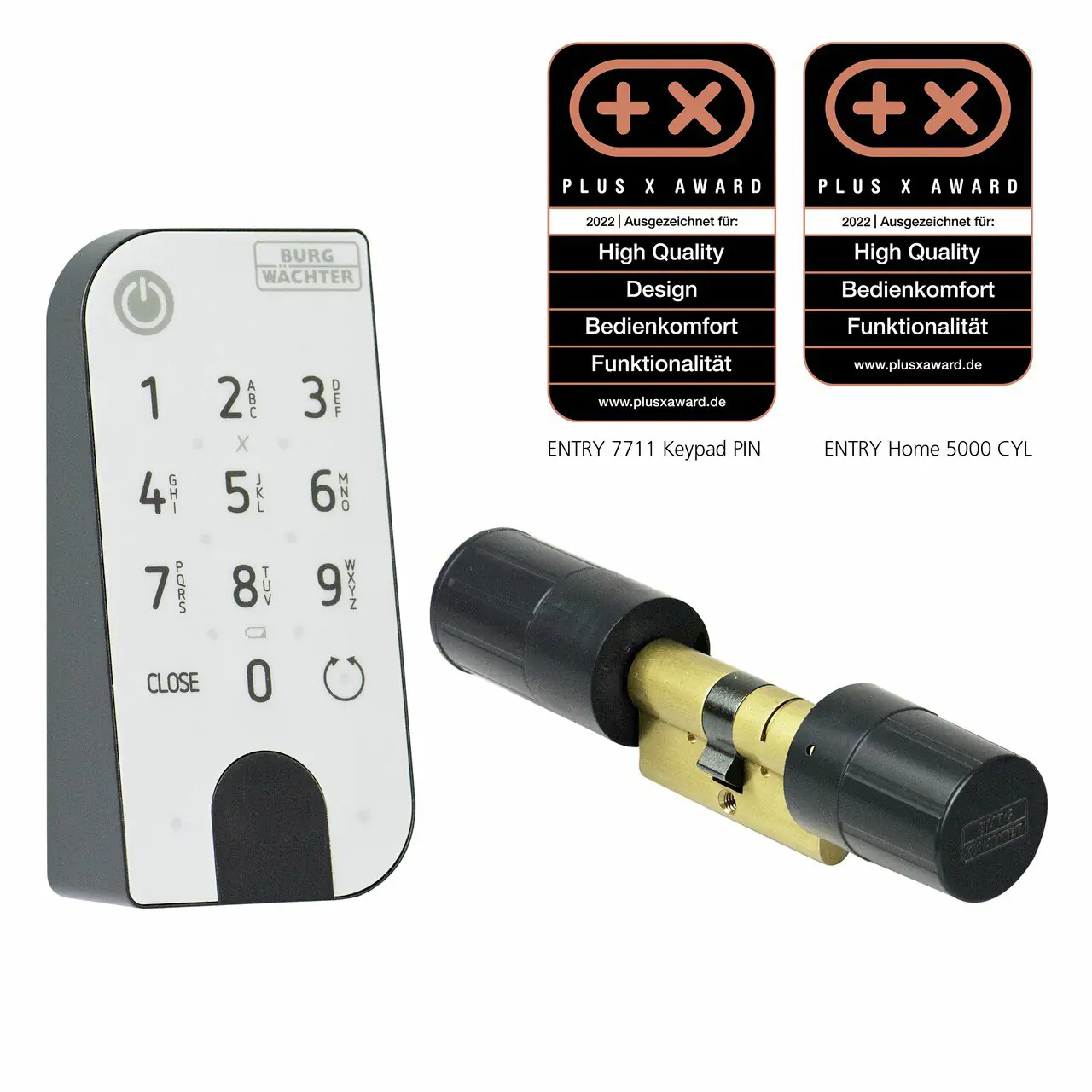 Burg Wächter elektronisches Türschloss TSE Entry Home 5001 mit Pincode