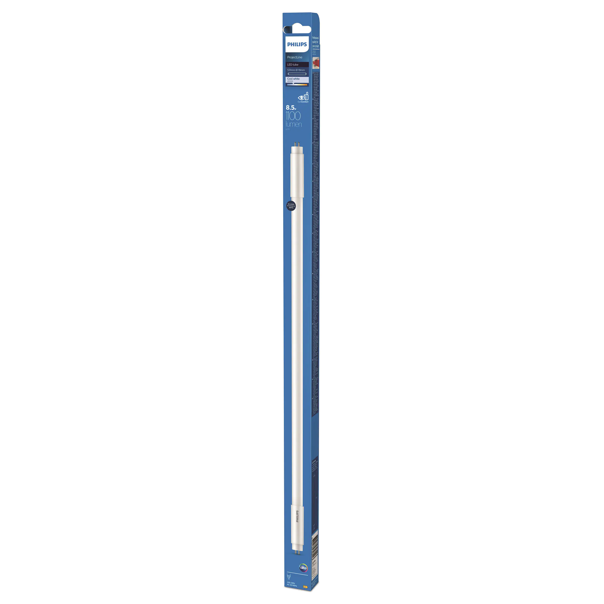 Philips LED-Leuchtmittel Stabform 60,4 cm G5 8,5 W neutralweiß 