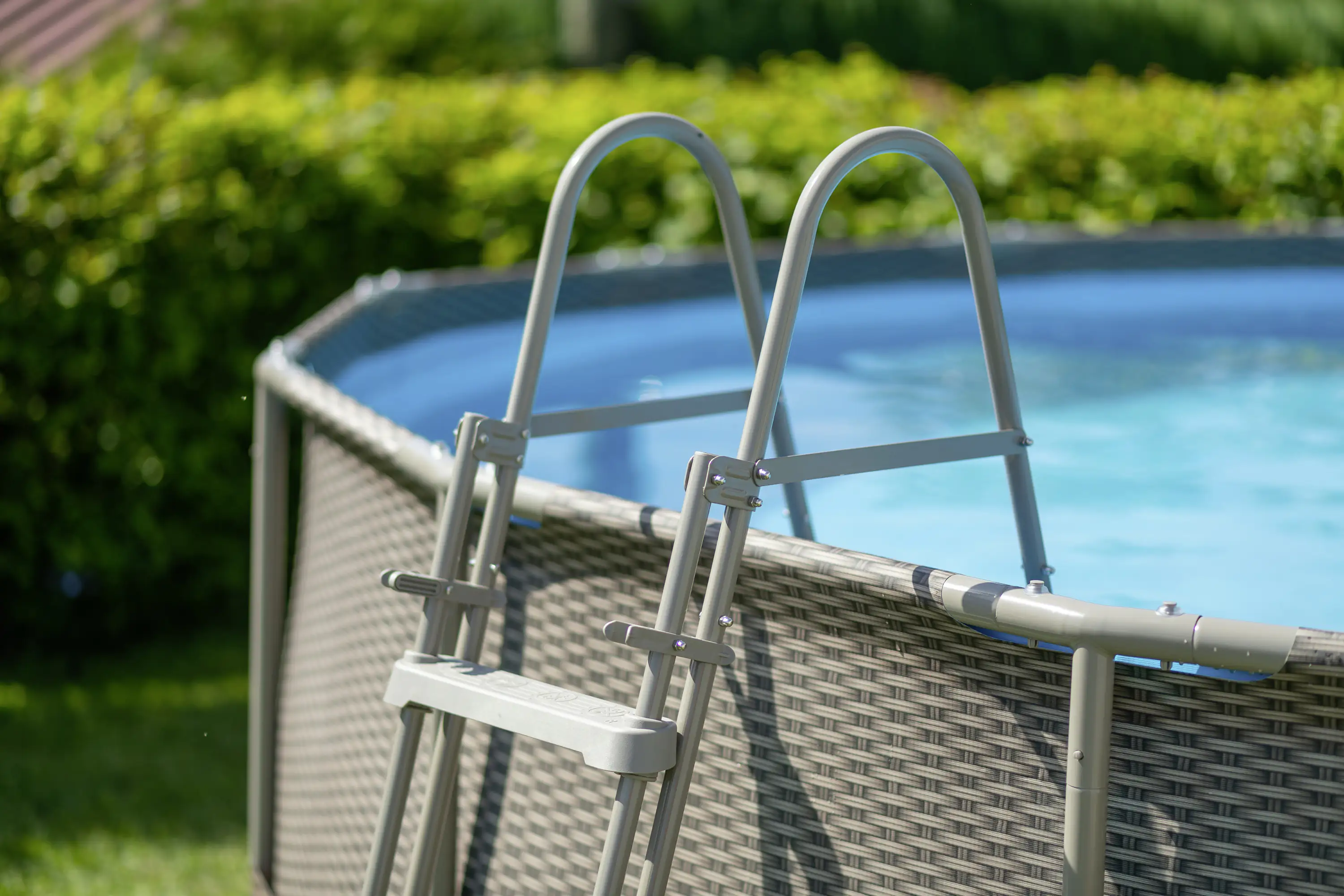 Summer Waves Rundpool Active Frame Swimmingpool Ø 457 x 106 cm, braun