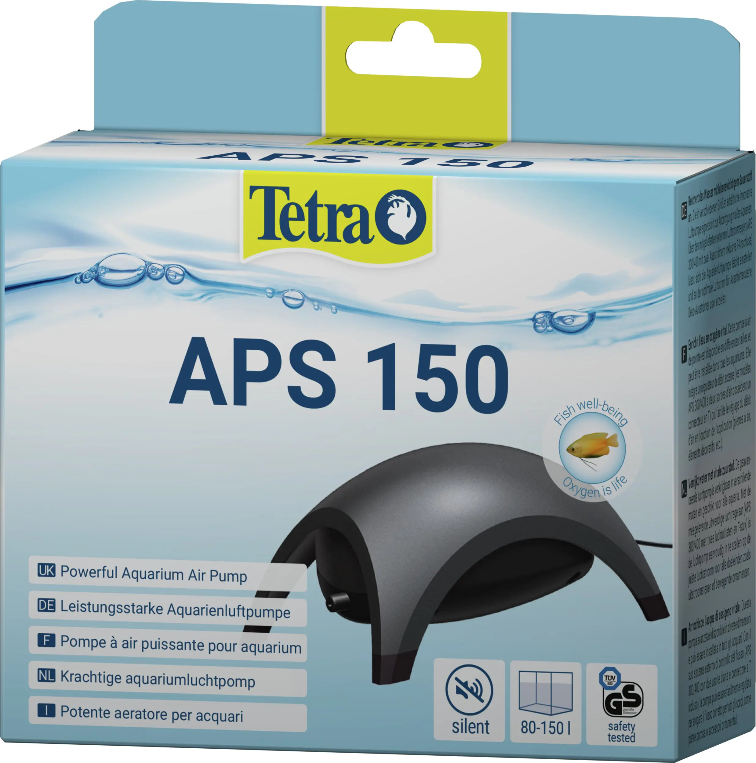 Tetra Aquarienluftpumpe APS 150 anthrazit