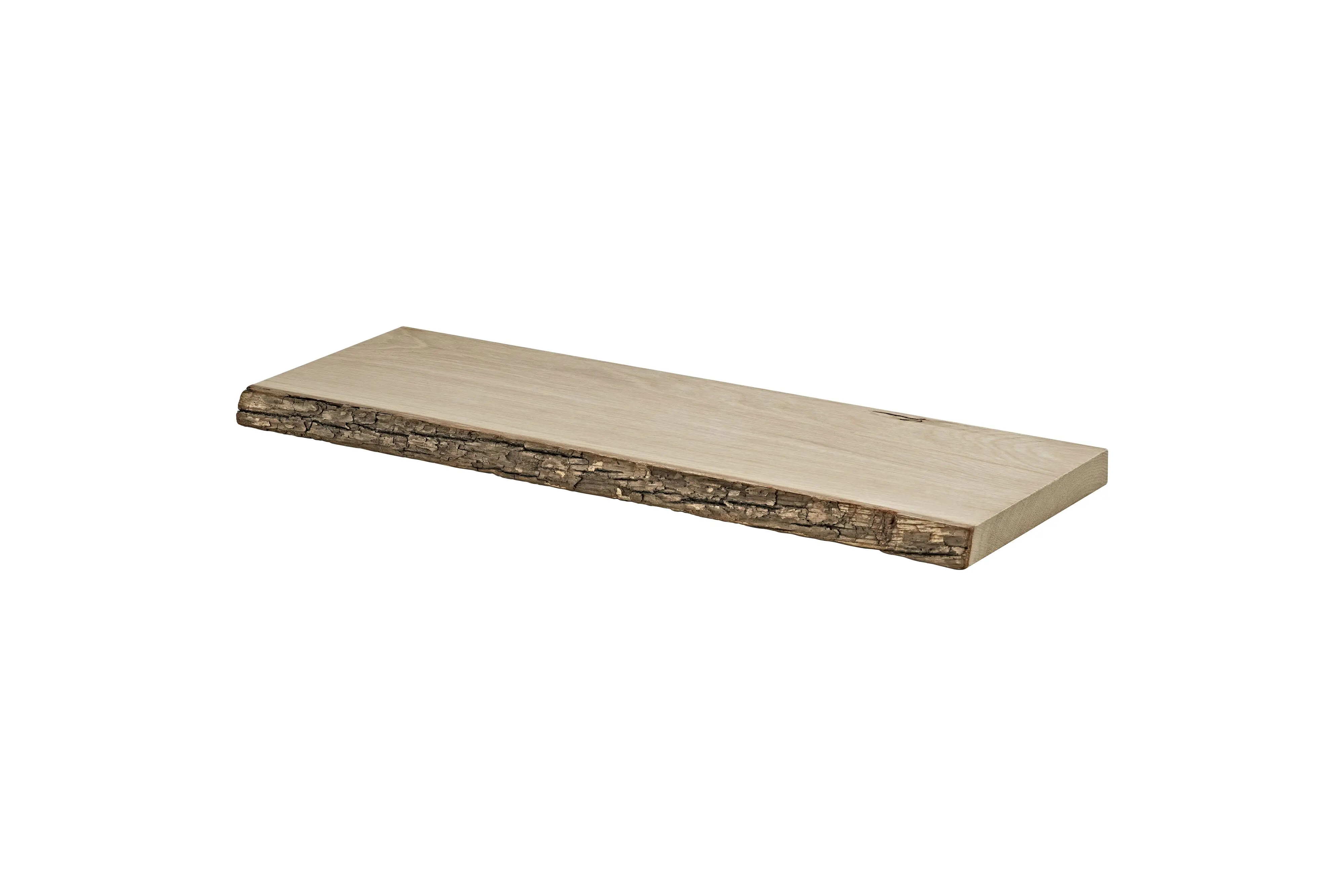 Dolle Regalboden Esche Lite Nature 60 x 20 x 2,5 cm massiv rinde