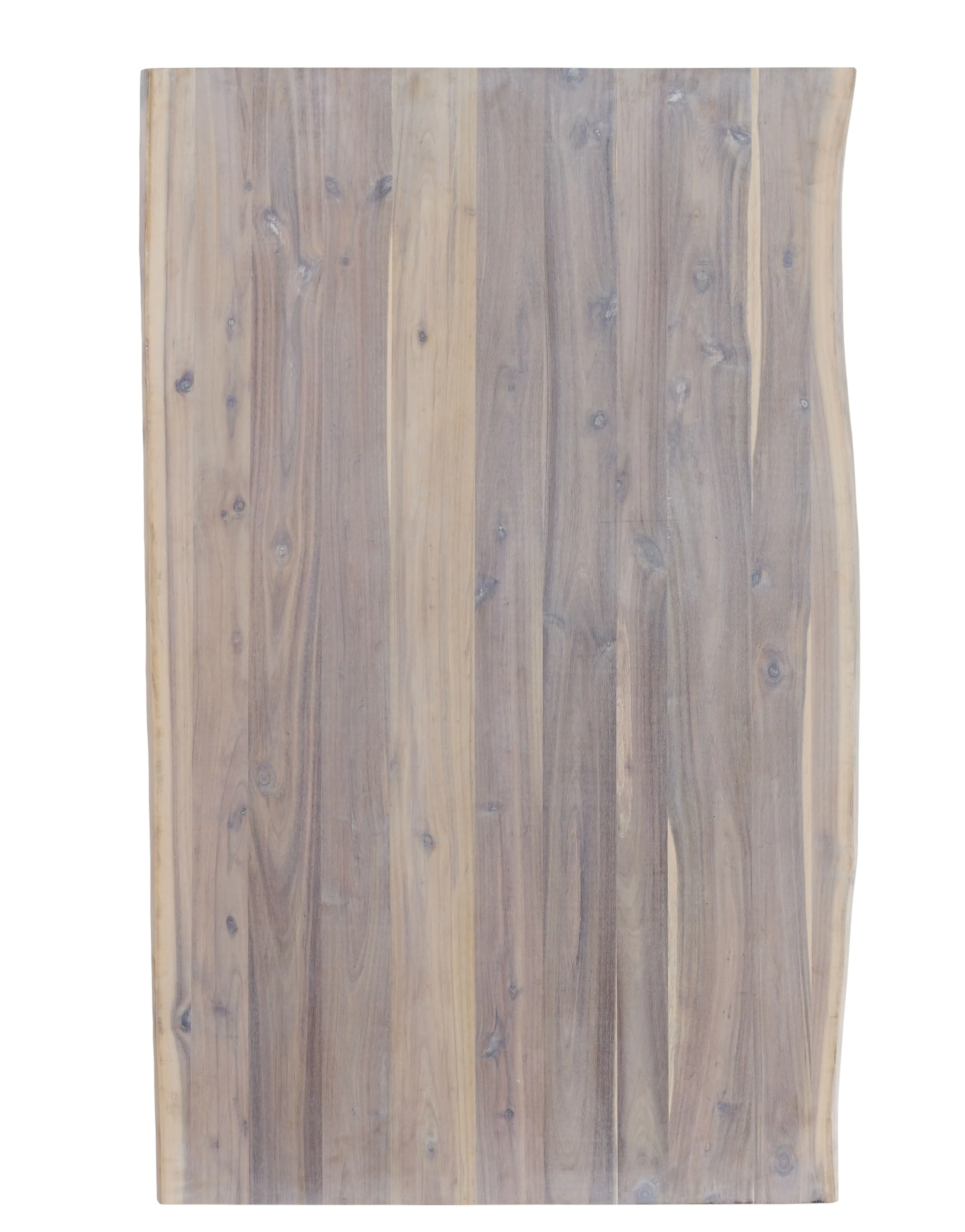 Tischplatte Akazie massiv mit natürlicher Kante 180 x 90 cm 38 mm