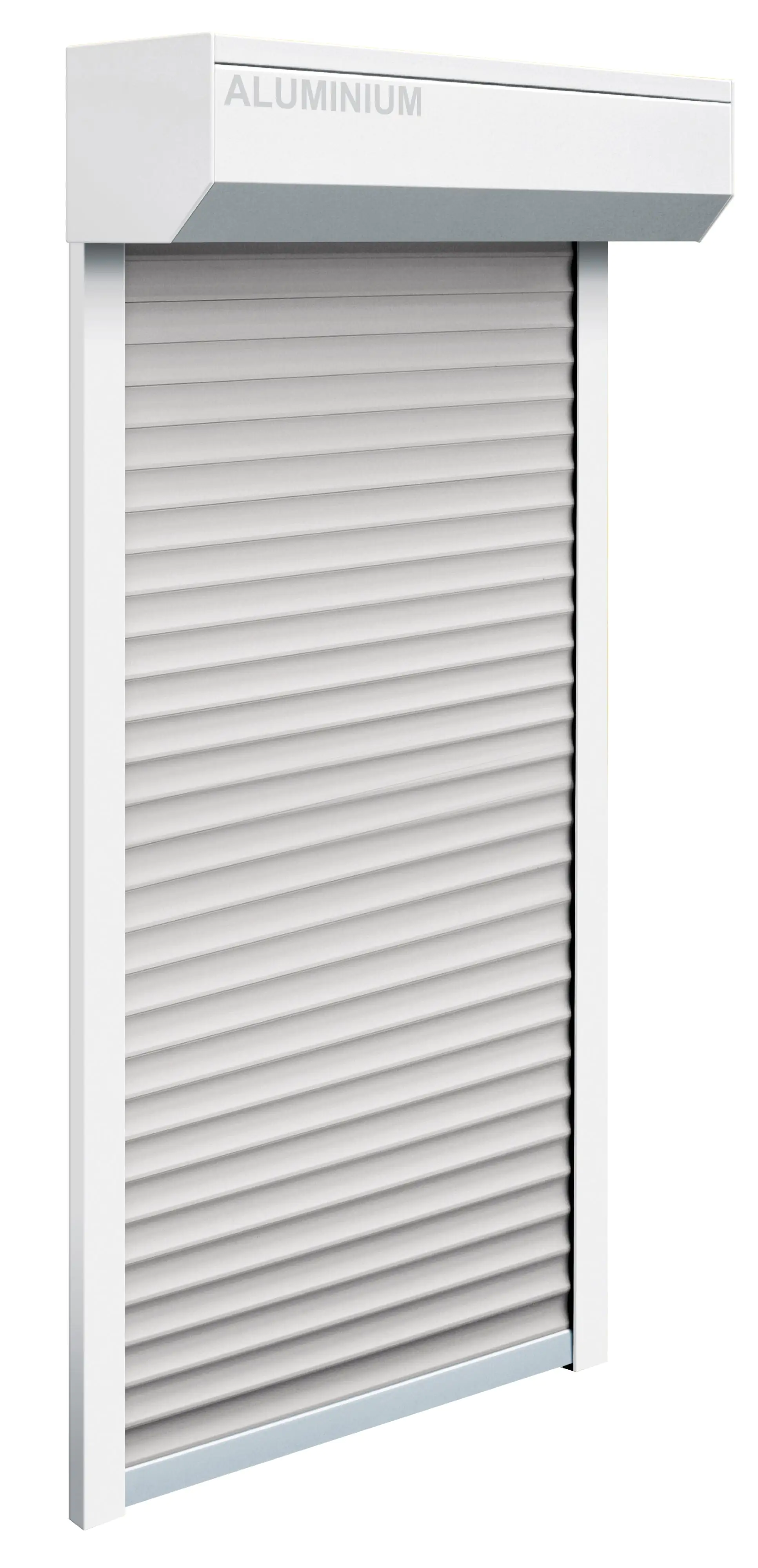 Schellenberg SB-Vorbau-Rollladen 100 x 210 cm 45° Kasten weiß