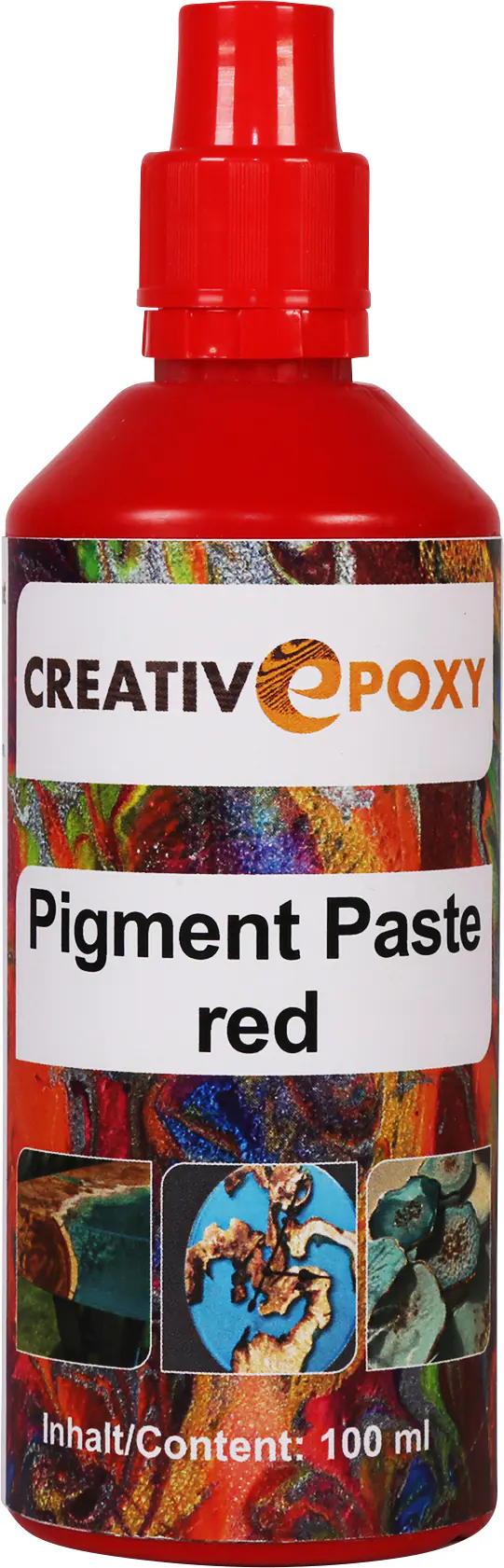 Pigment Paste Red 100 g Flüssig, transluzent bis volldeckend