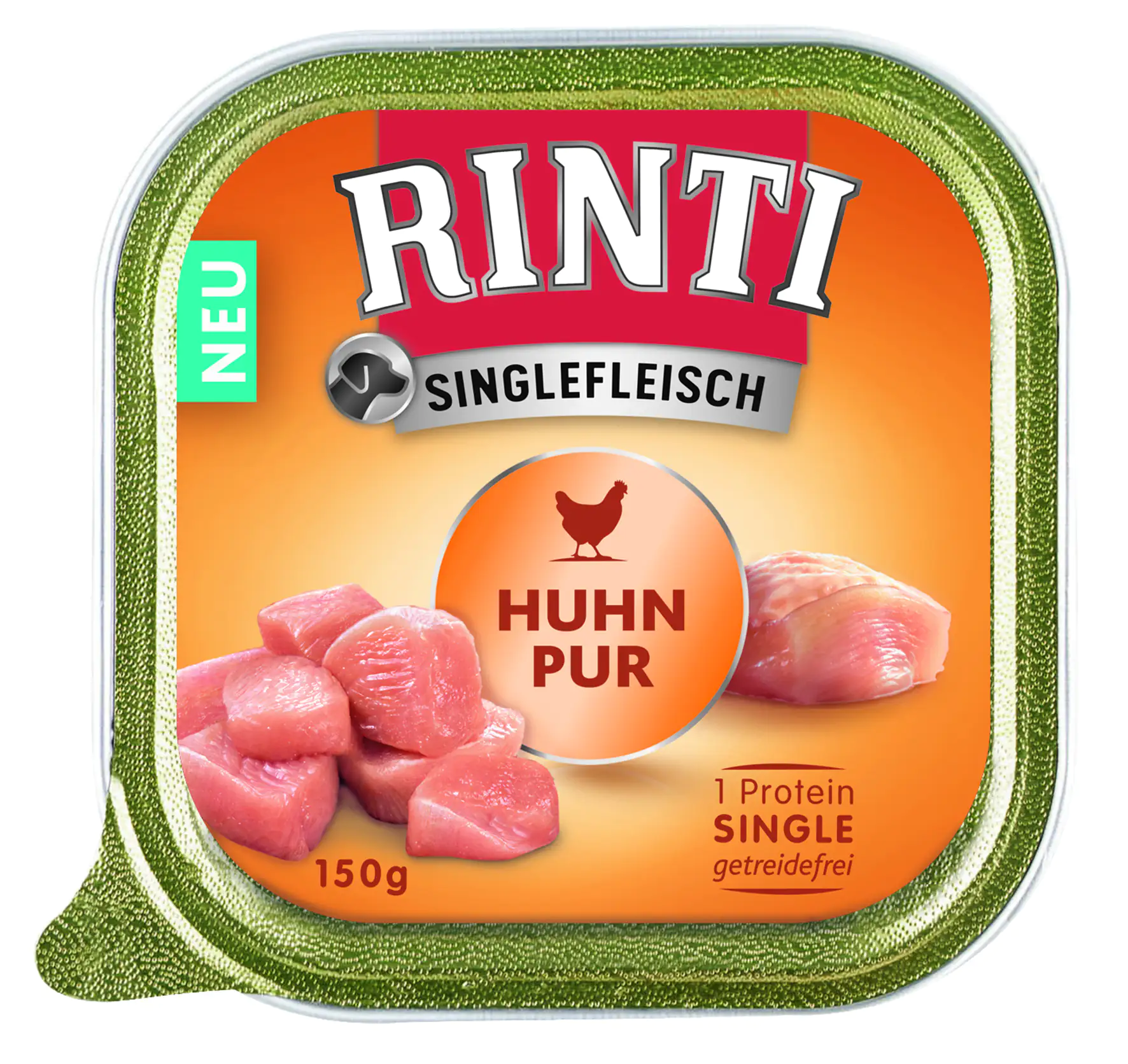 Rinti Singlefleisch Hundenassfutter Adult getreidefrei 150 g Huhn