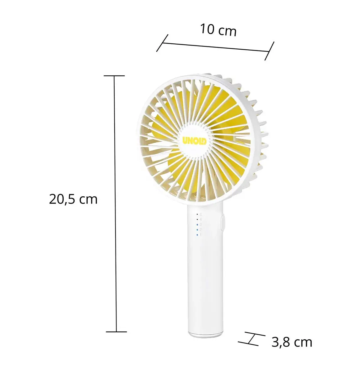 Unold Akku-Handventilator Breezy II creme
