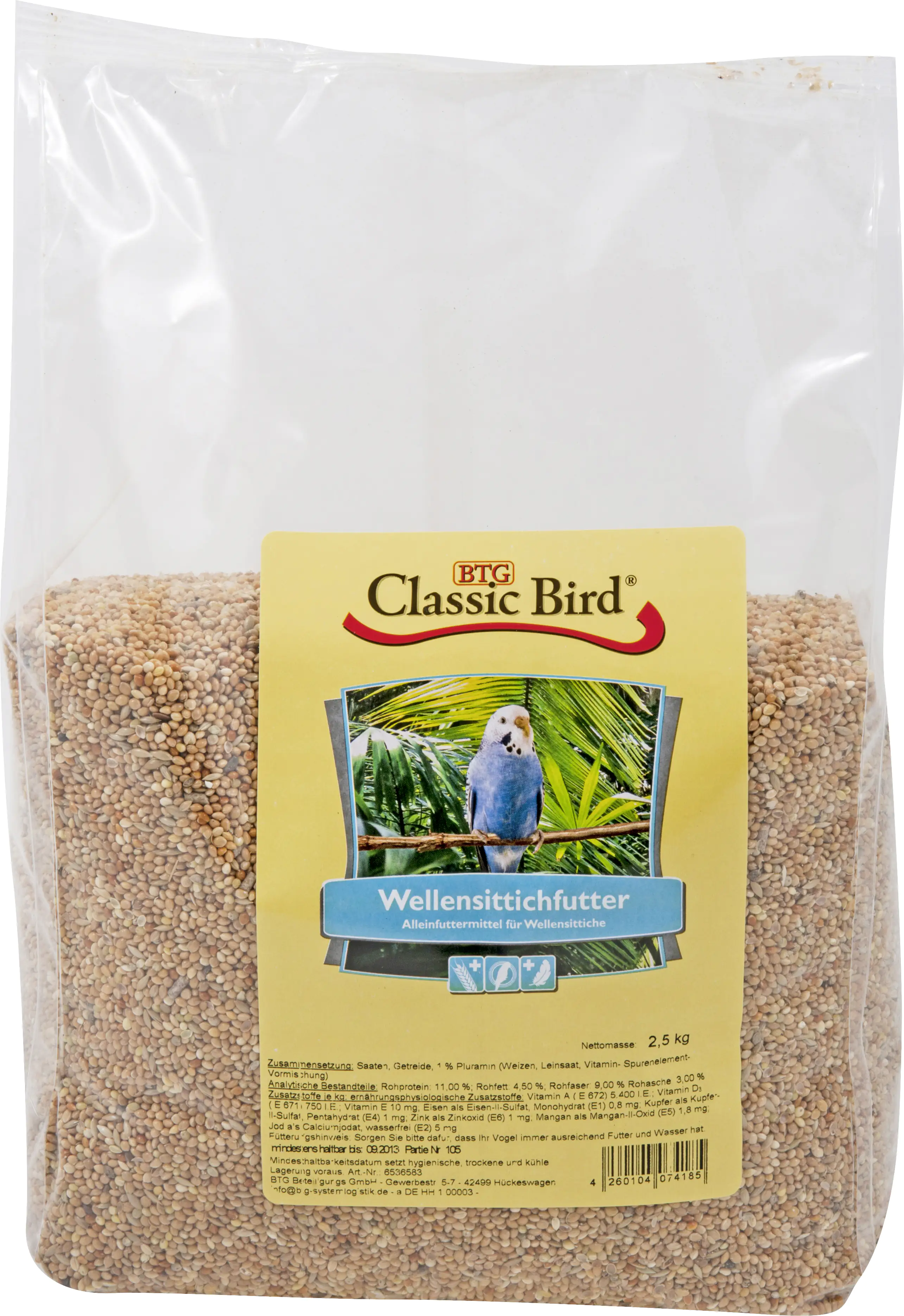 Classic Bird Wellensittichfutter 2,5 kg