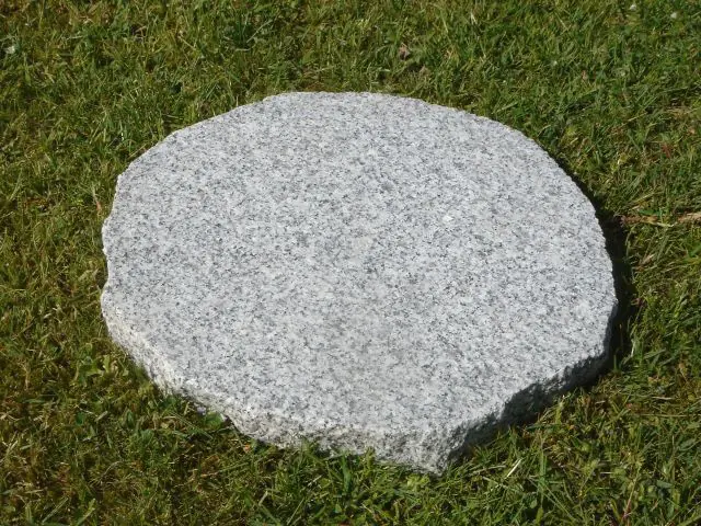 Trittstein Granit 40 x 3 cm grau
