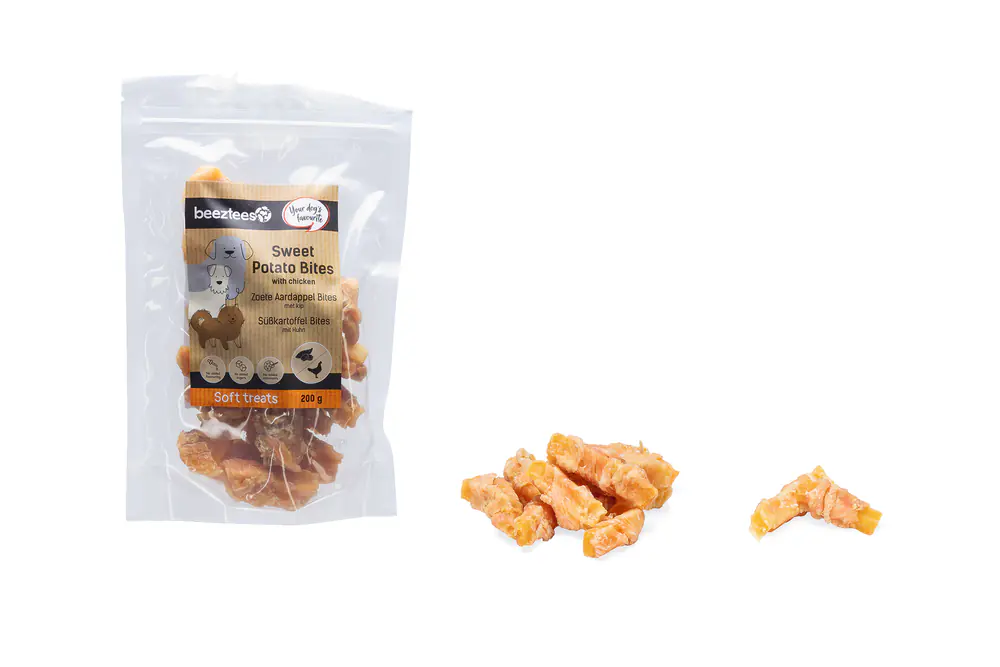 Beeztees Hundeleckerli Bites 200 g Süßkartoffel mit Huhn 