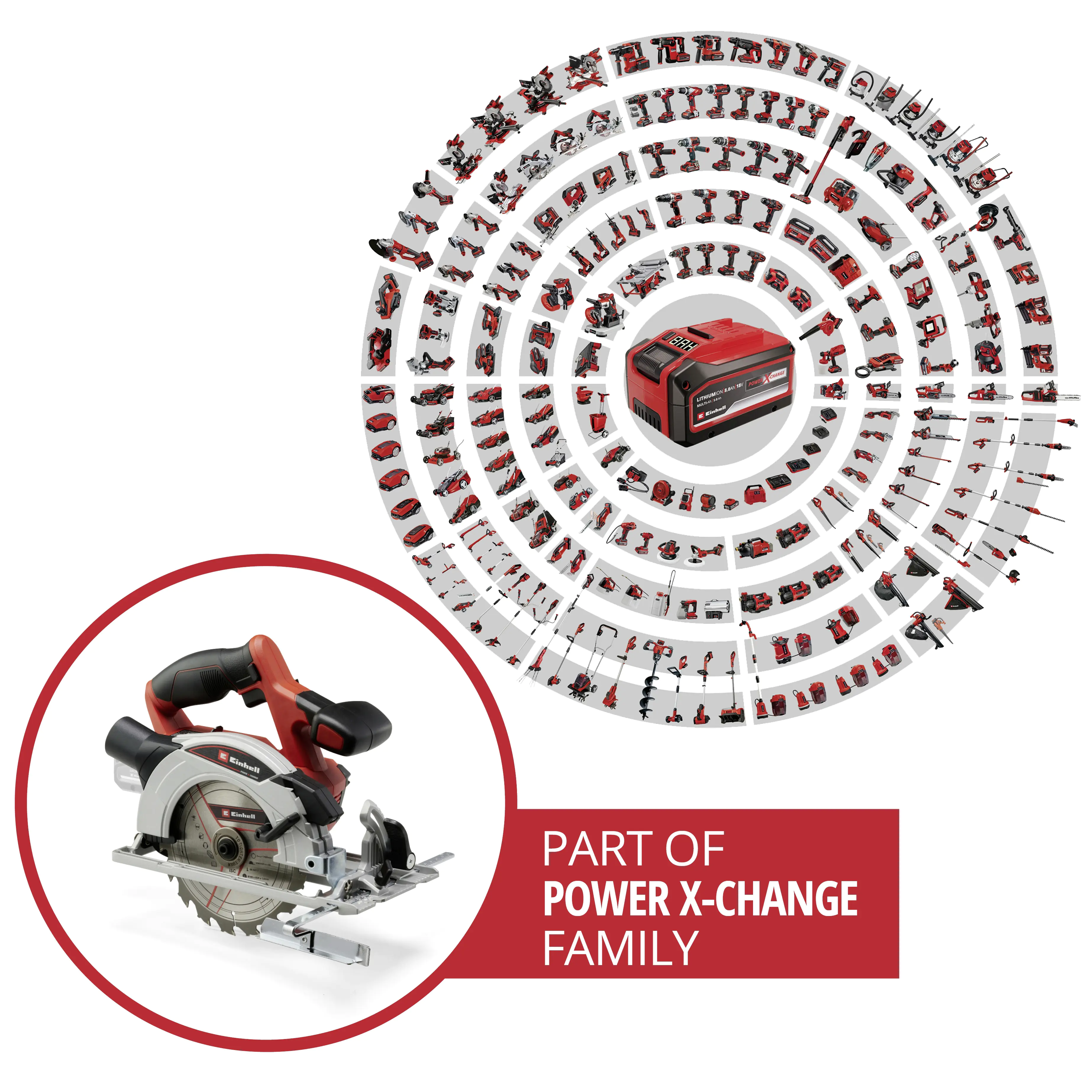 Einhell Expert Akku-Handkreissäge TE-CS 18/165-1 Li Solo 18 V