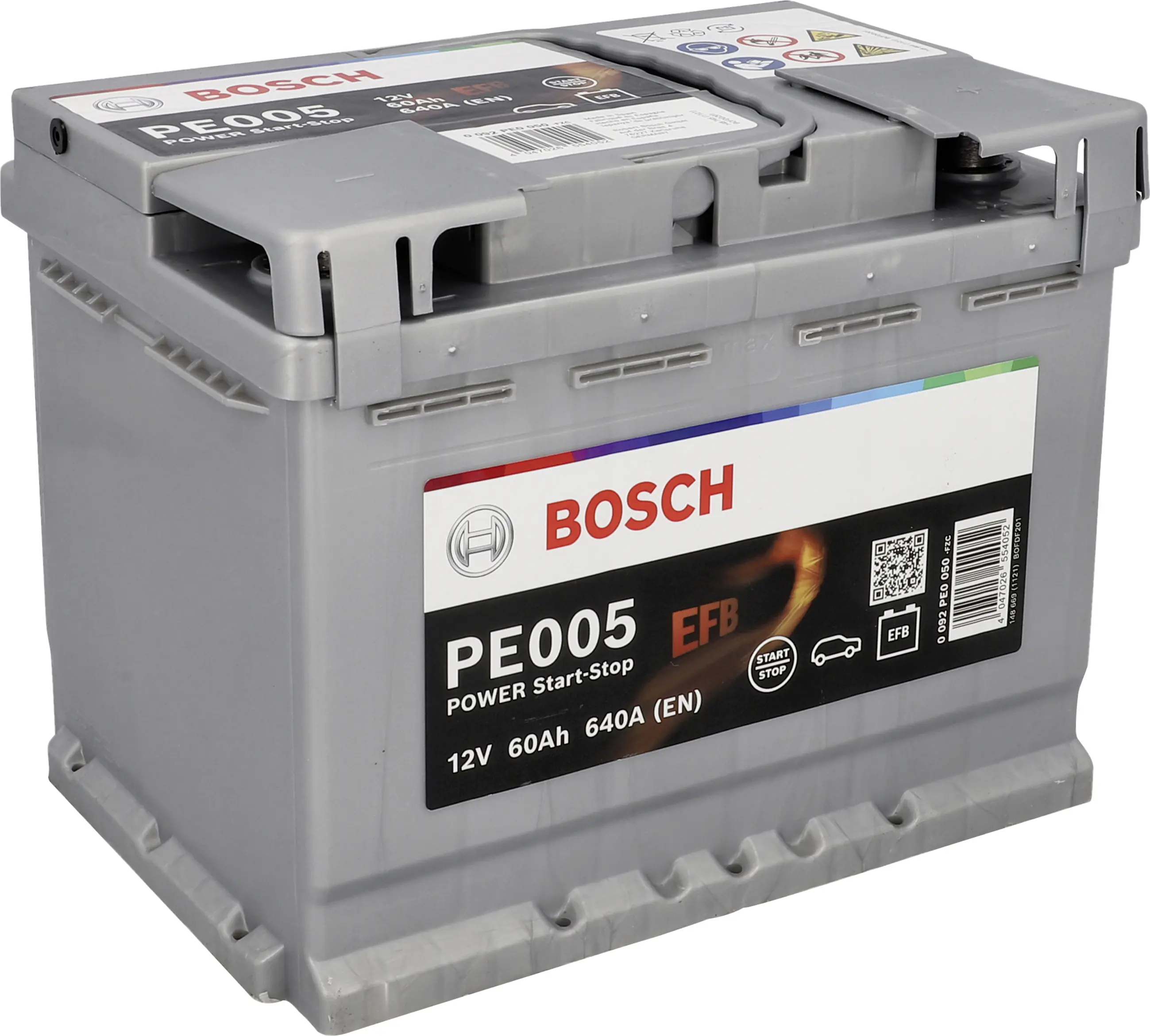 Bosch Starterbatterie EFB 60Ah 640A PowerLine