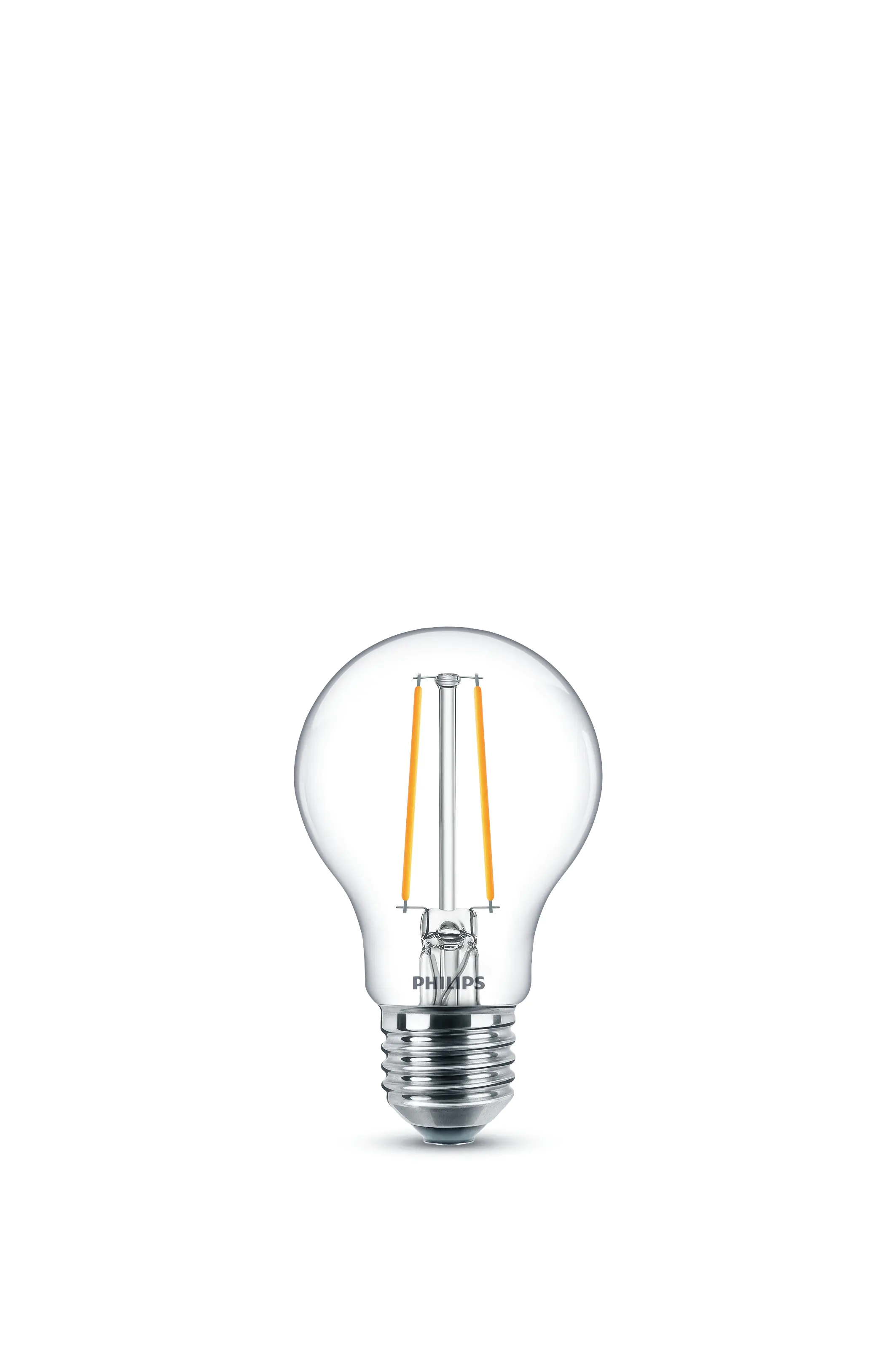 Philips LED-Leuchtmittel Birnenform A60 E27 1,5W warmweiß