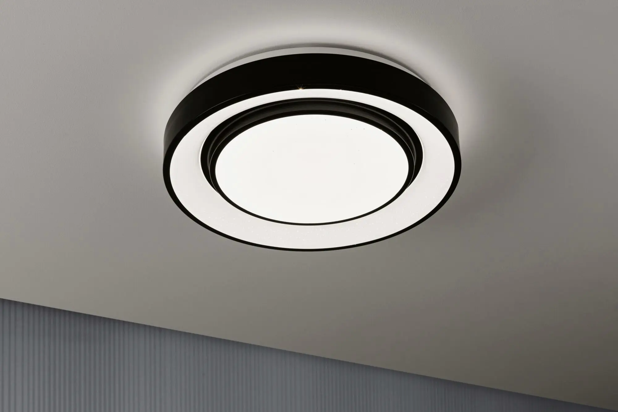Paulmann LED Deckenleuchte Rainbow schwarz weiß Ø 37,5 cm RGBW
