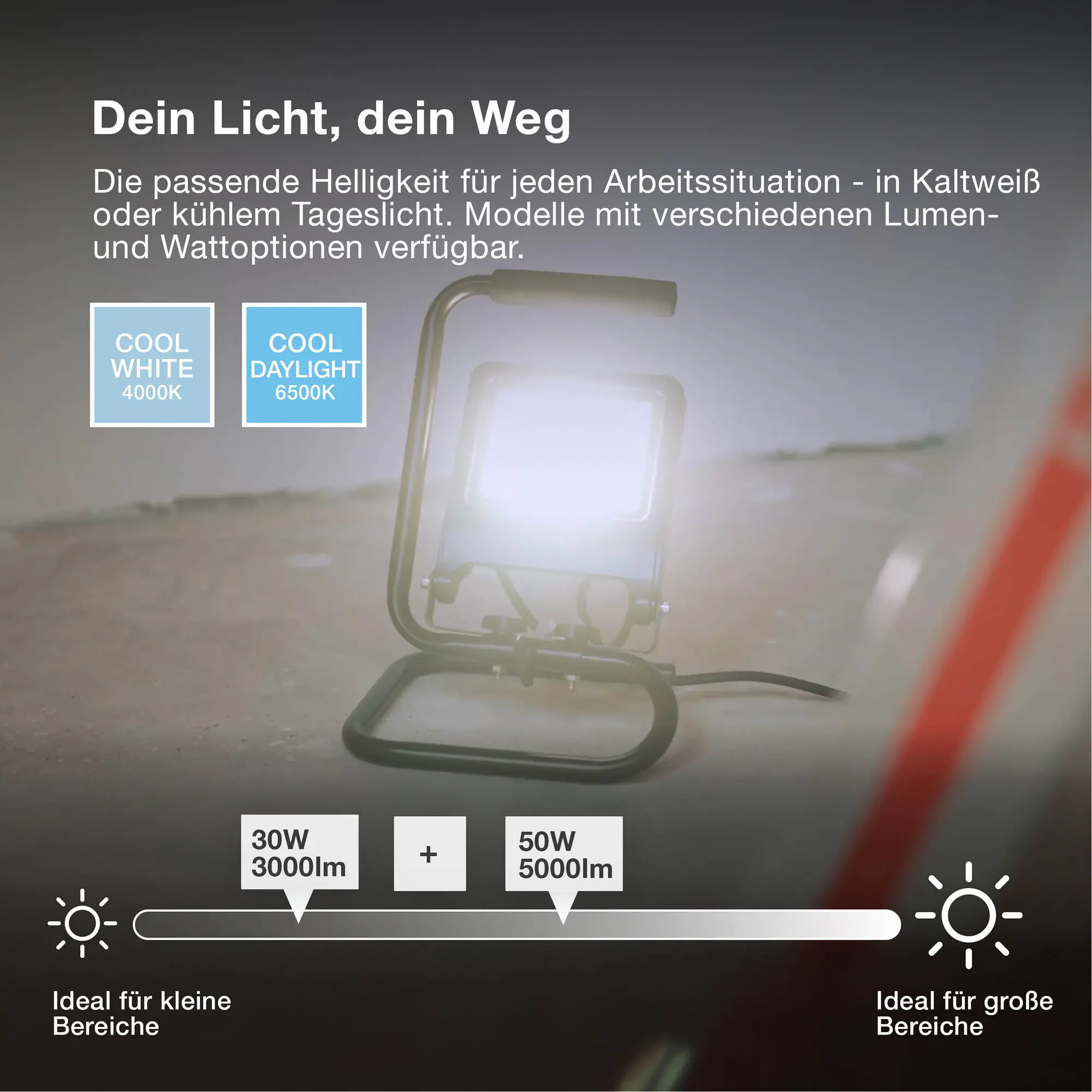 Osram LED Arbeitsleuchte Worklight S-Stand 20 W neutralweiß 