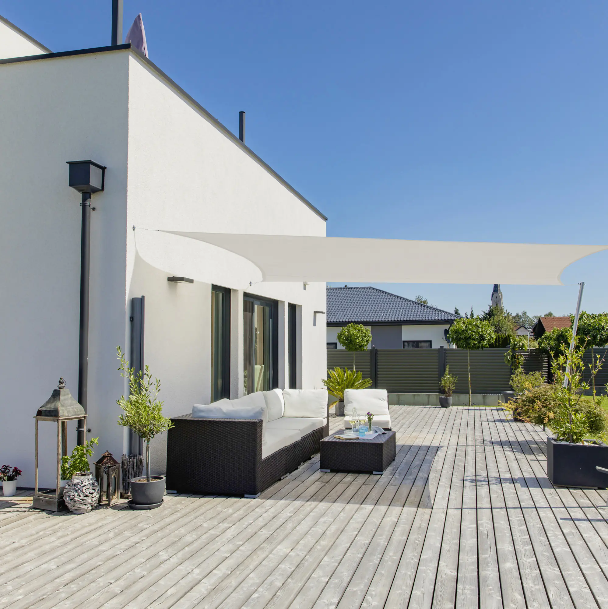 Windhager Sonnensegel Cannes cream 3 x 4 m