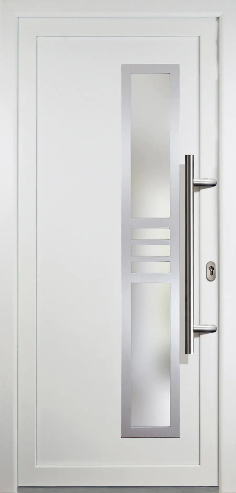 Meeth Haustür Signum PVC Modell 53 98 x 208 cm, DIN rechts, weiß