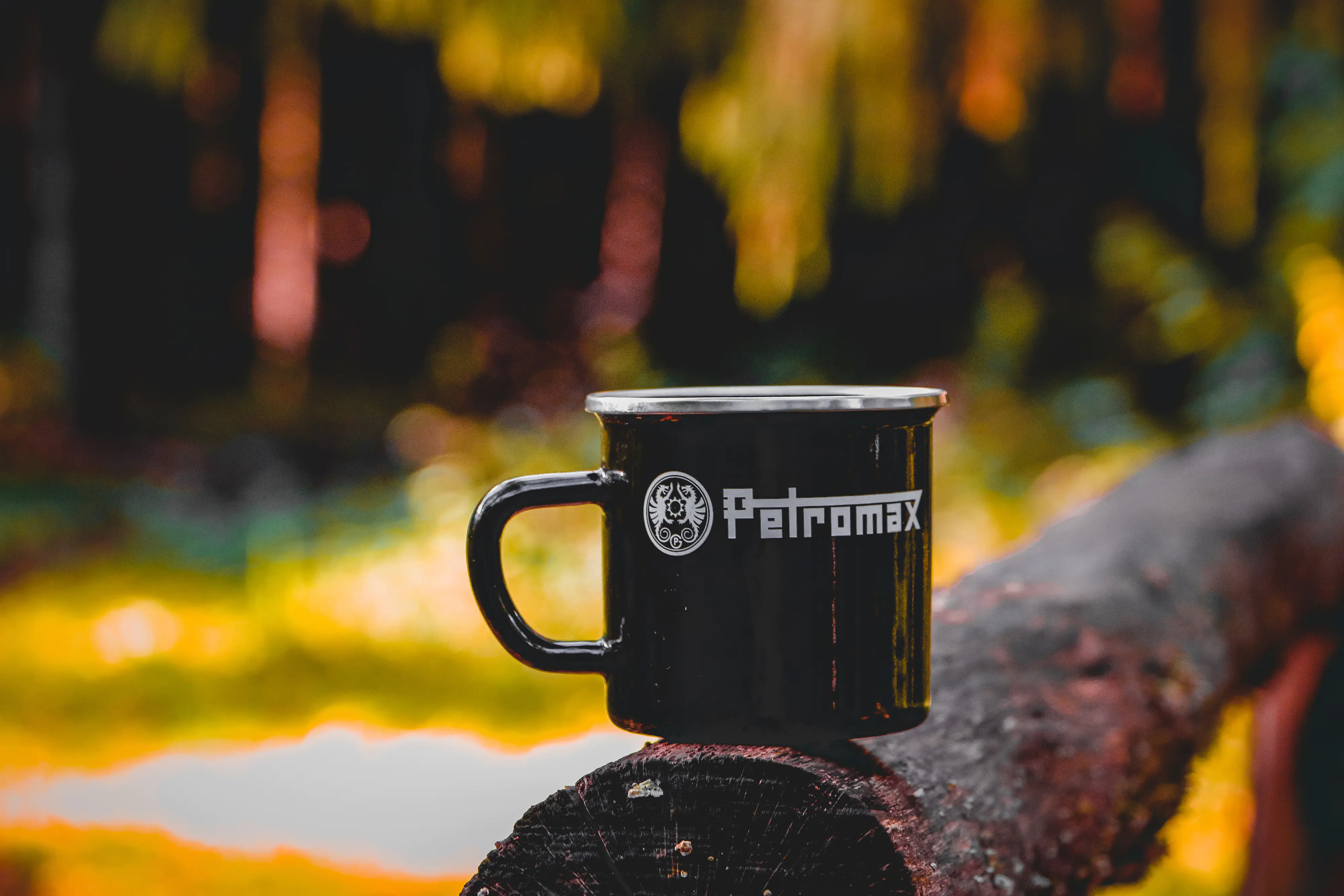 Petromax Becher Emaille schwarz