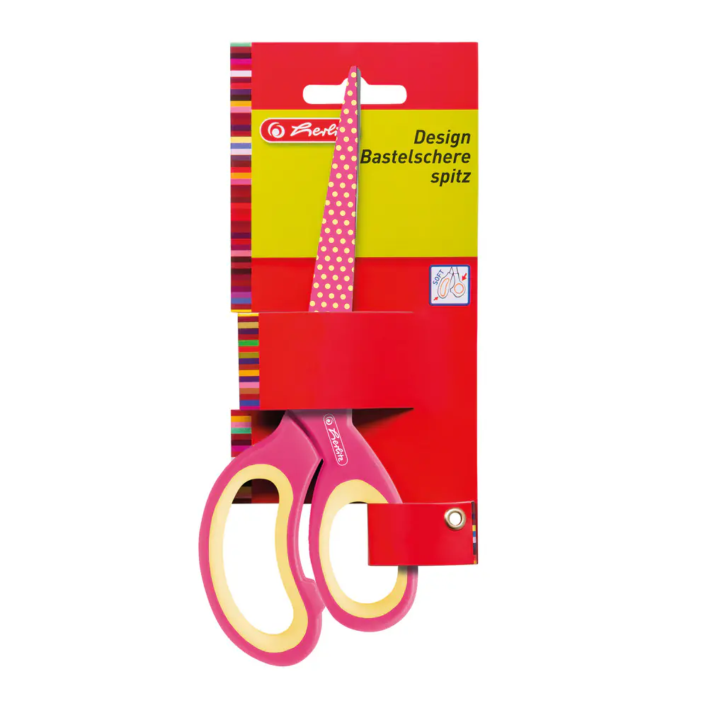 herlitz Bastelschere Design spitz