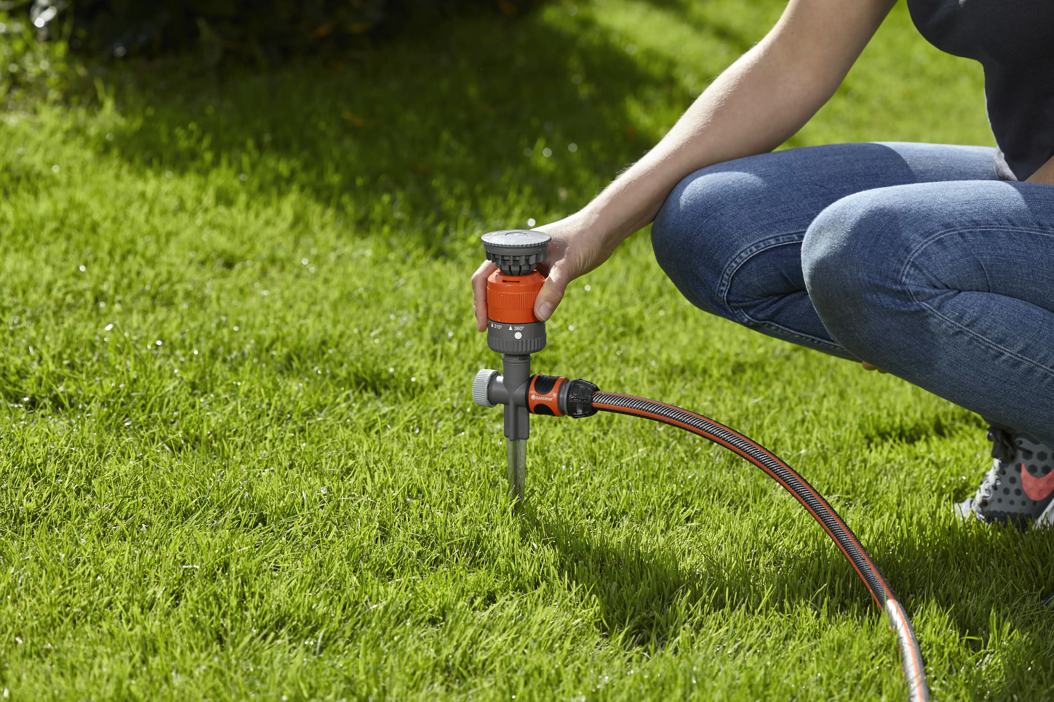 Gardena Kreisregner Vario mit Spike mit Spike