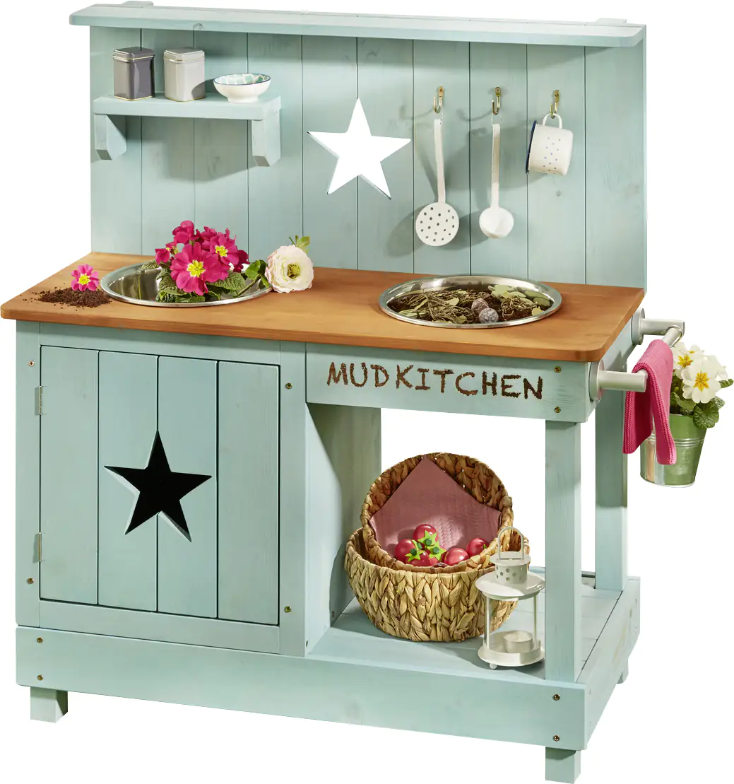 Muddy Buddy Matschküche Adventurer Star 80 x 40 x 90 cm