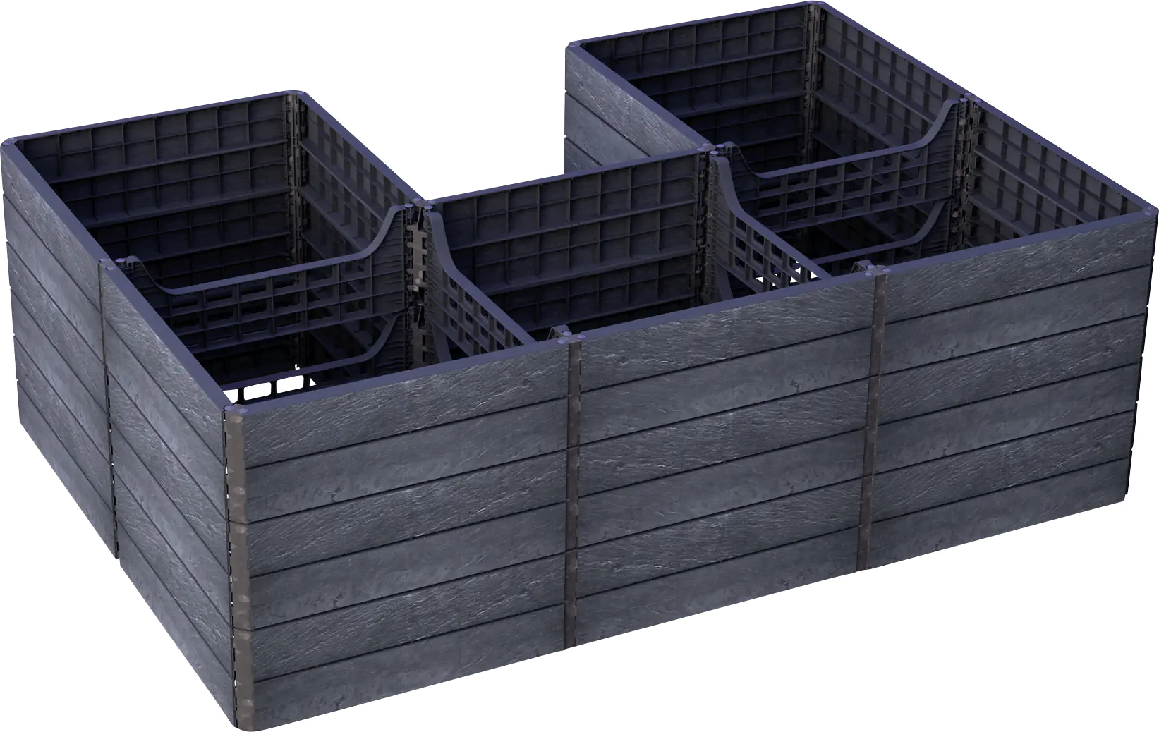 Garantia Hochbeet Ergo Quadro U L Stone