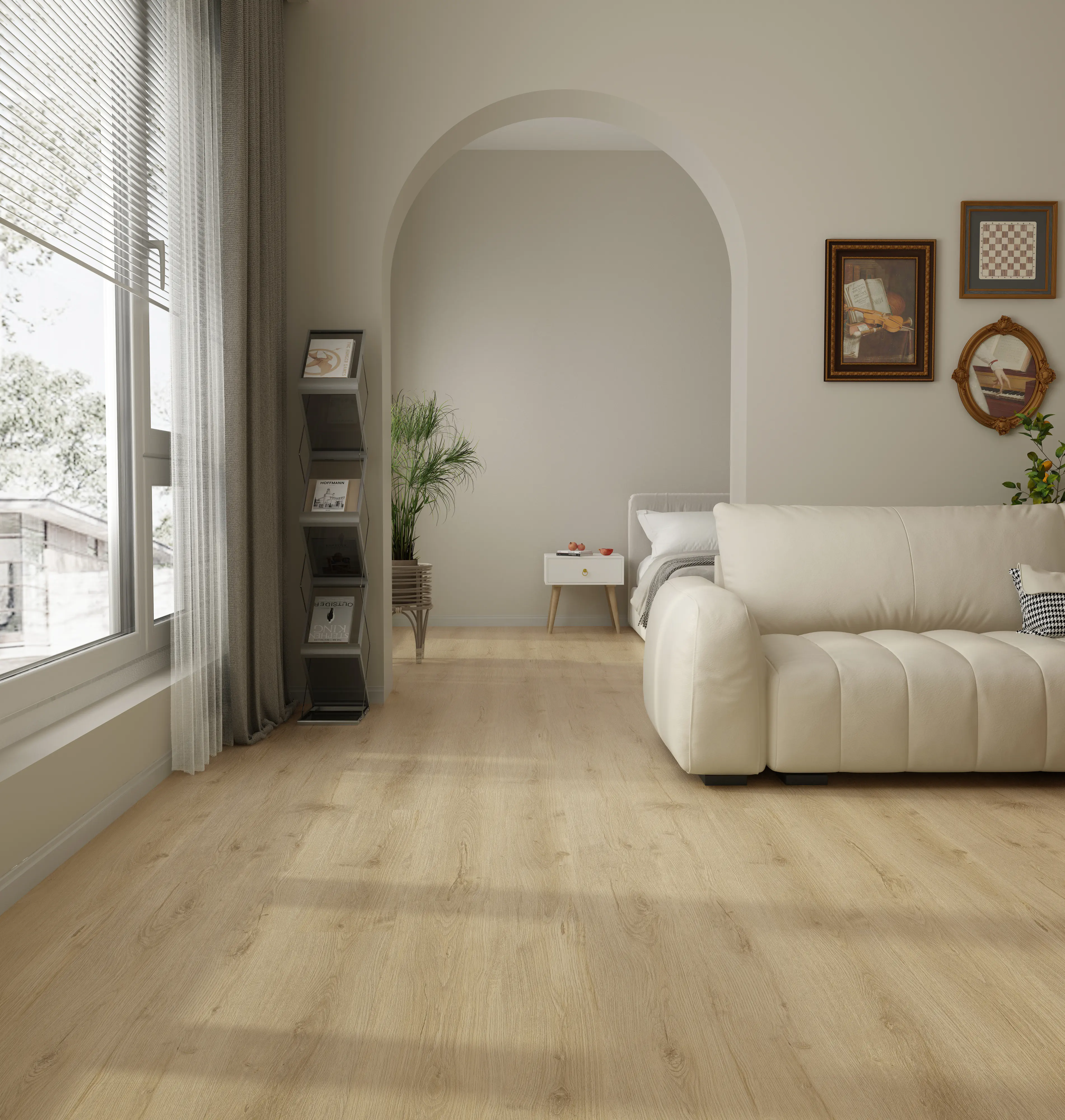 TrendLine Vinylboden Eiche Landhausdiele mit Trittschalldämmung