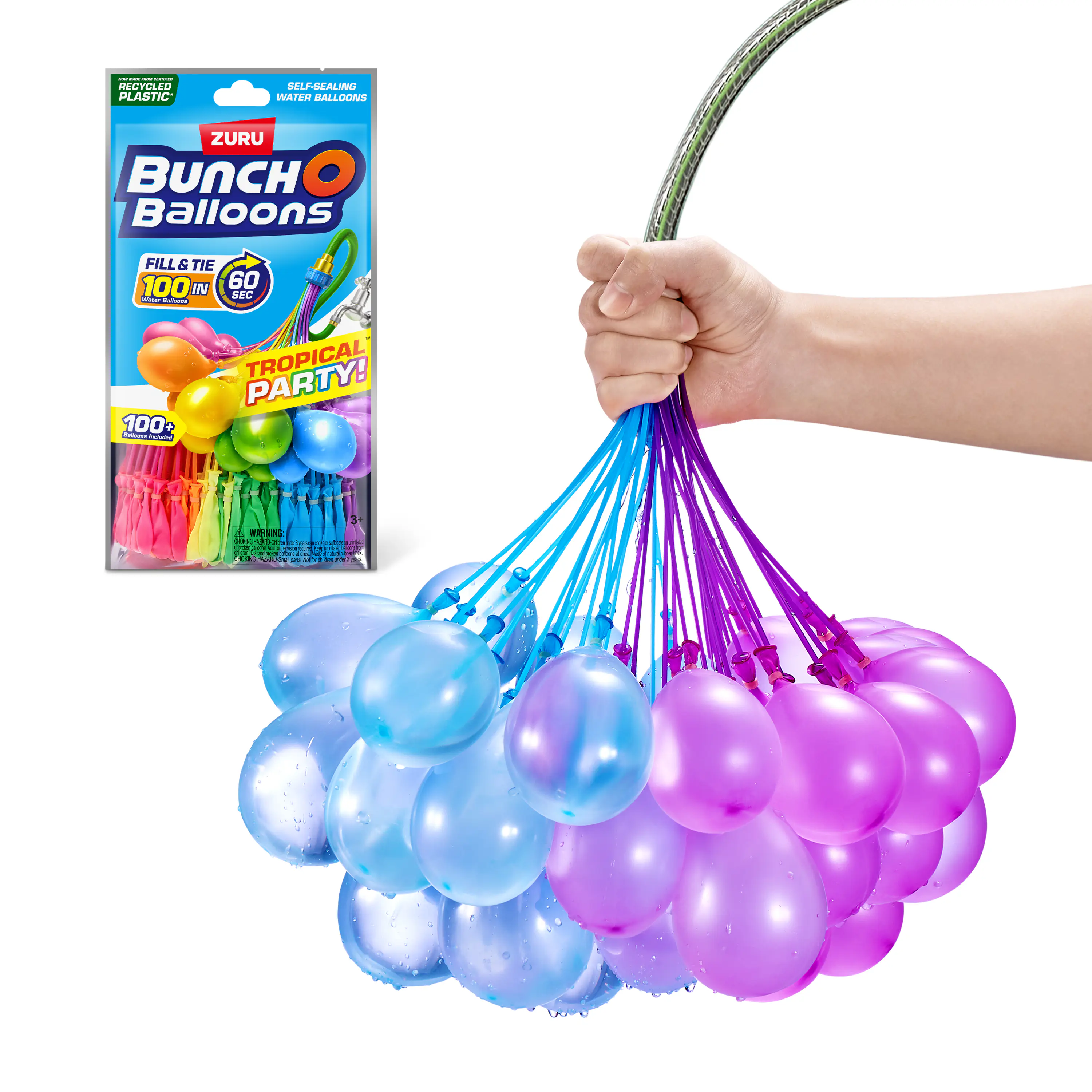 Zuru Wasserbomben Bunch O Ballons 100 Wasserballons