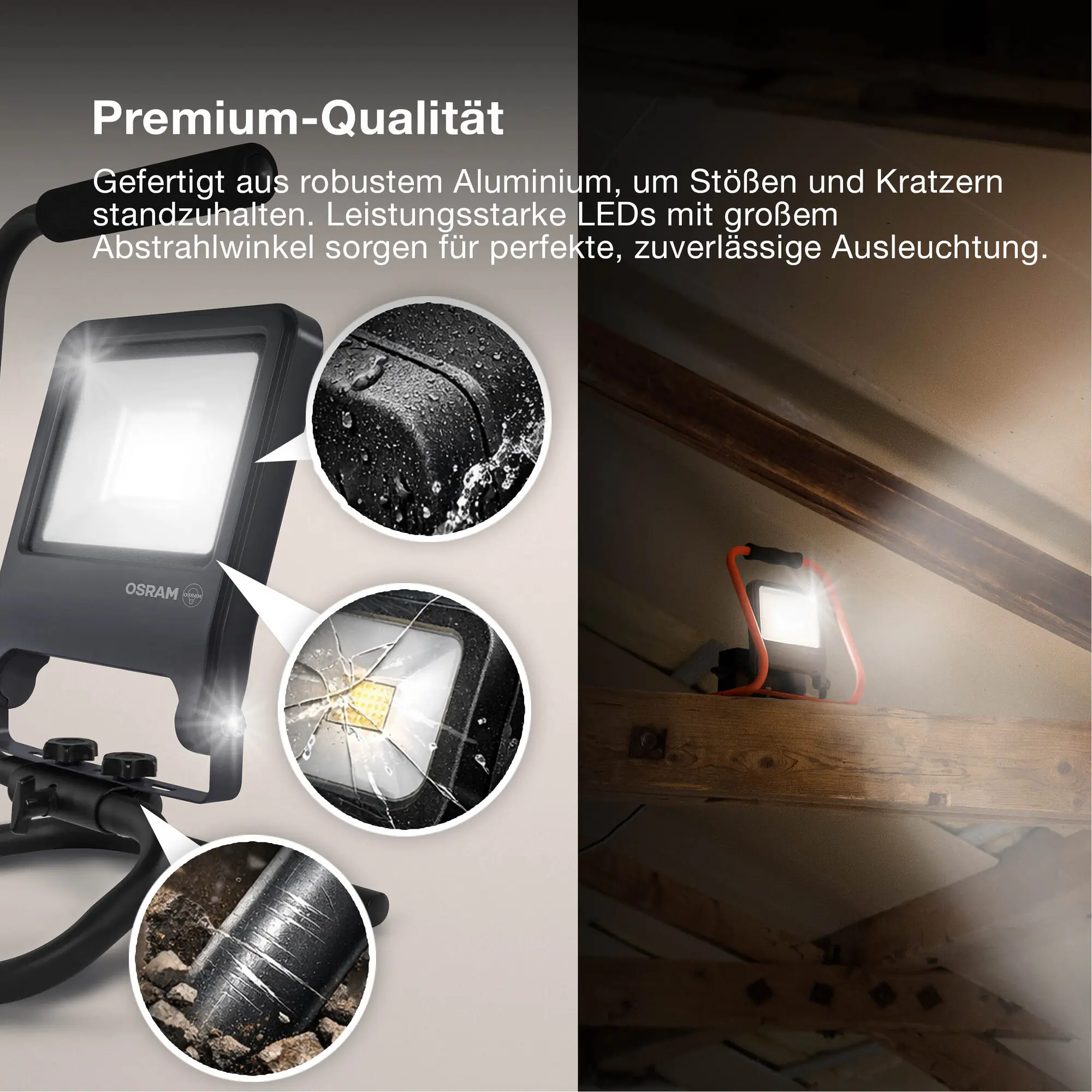 Osram LED Arbeitsleuchte Worklight S-Stand 20 W neutralweiß 