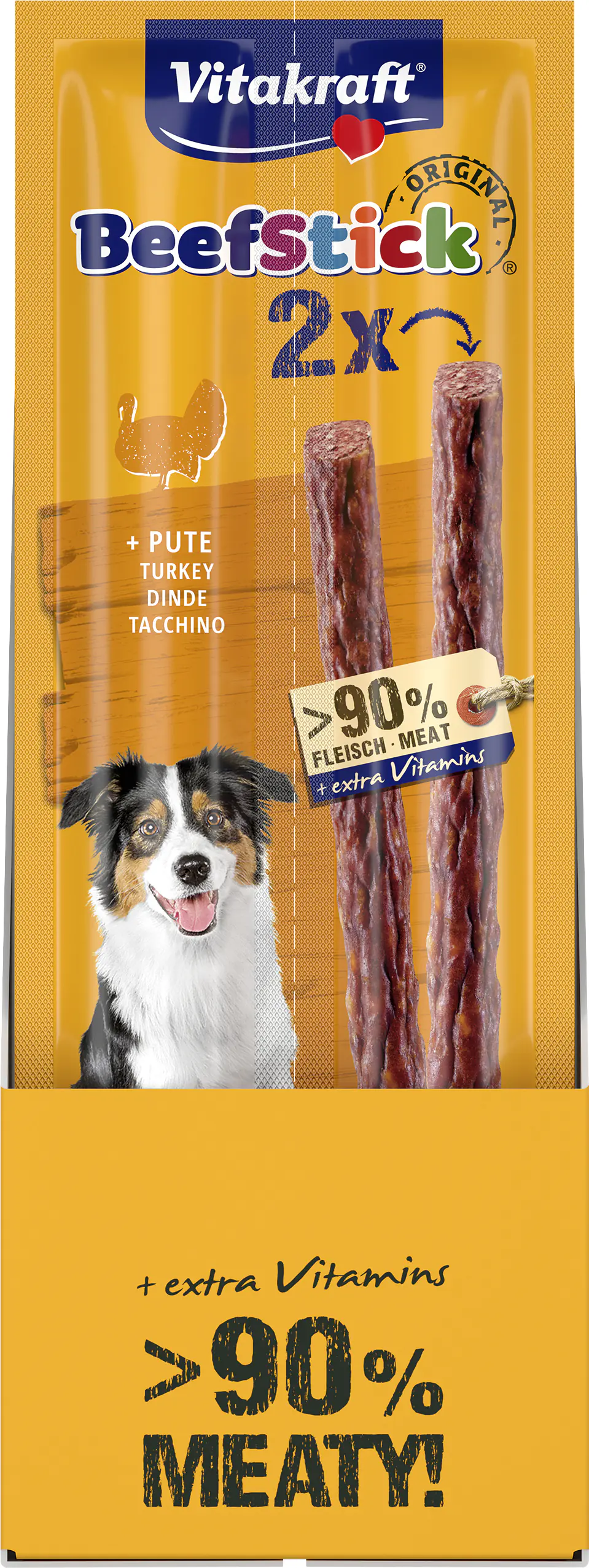 Vitakraft Beef Stick® Pute 2 Stück / 24 g