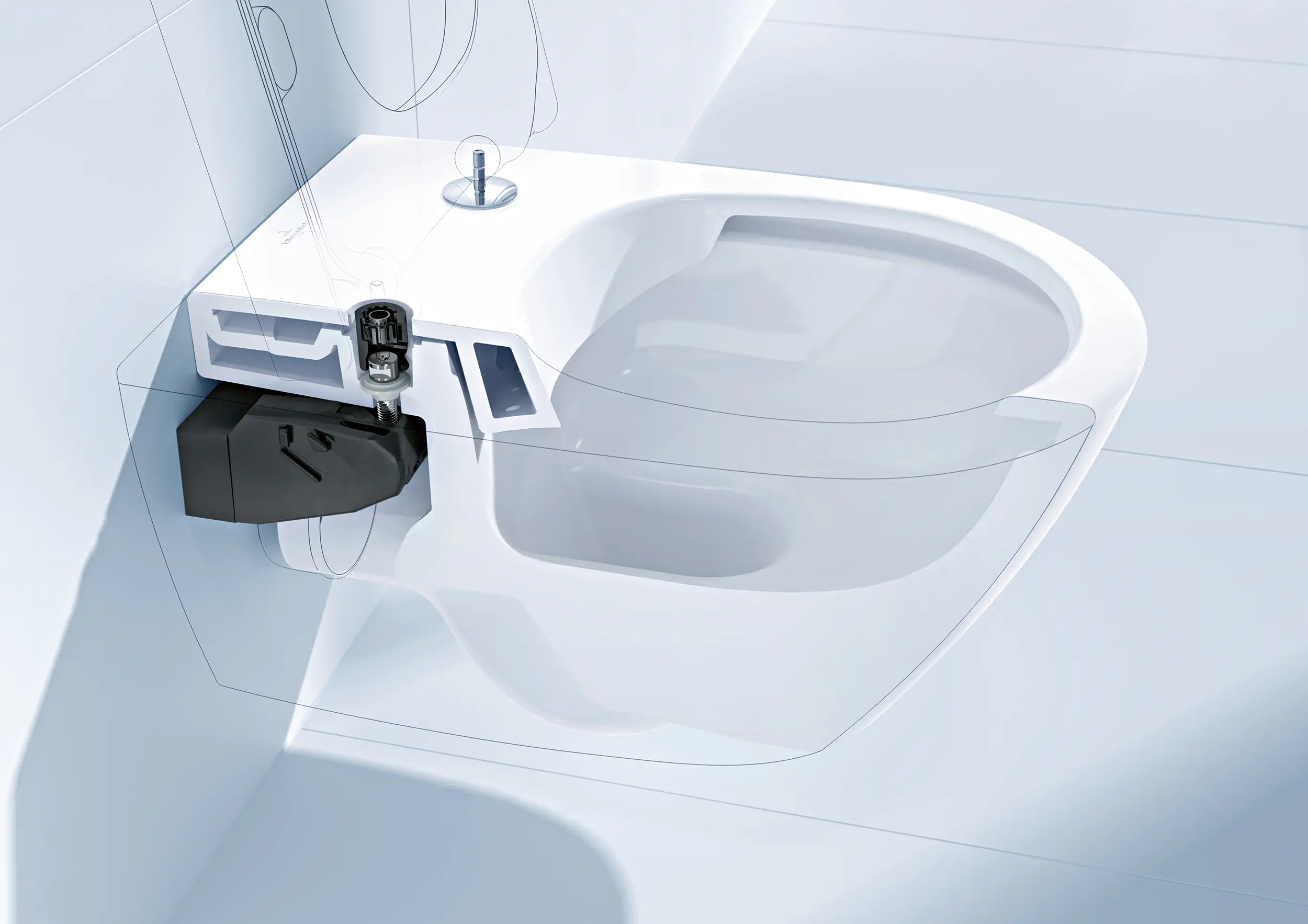Villeroy & Boch Wand-Tiefspül WC Subway 2.0 spülrandlos CeramicPlus