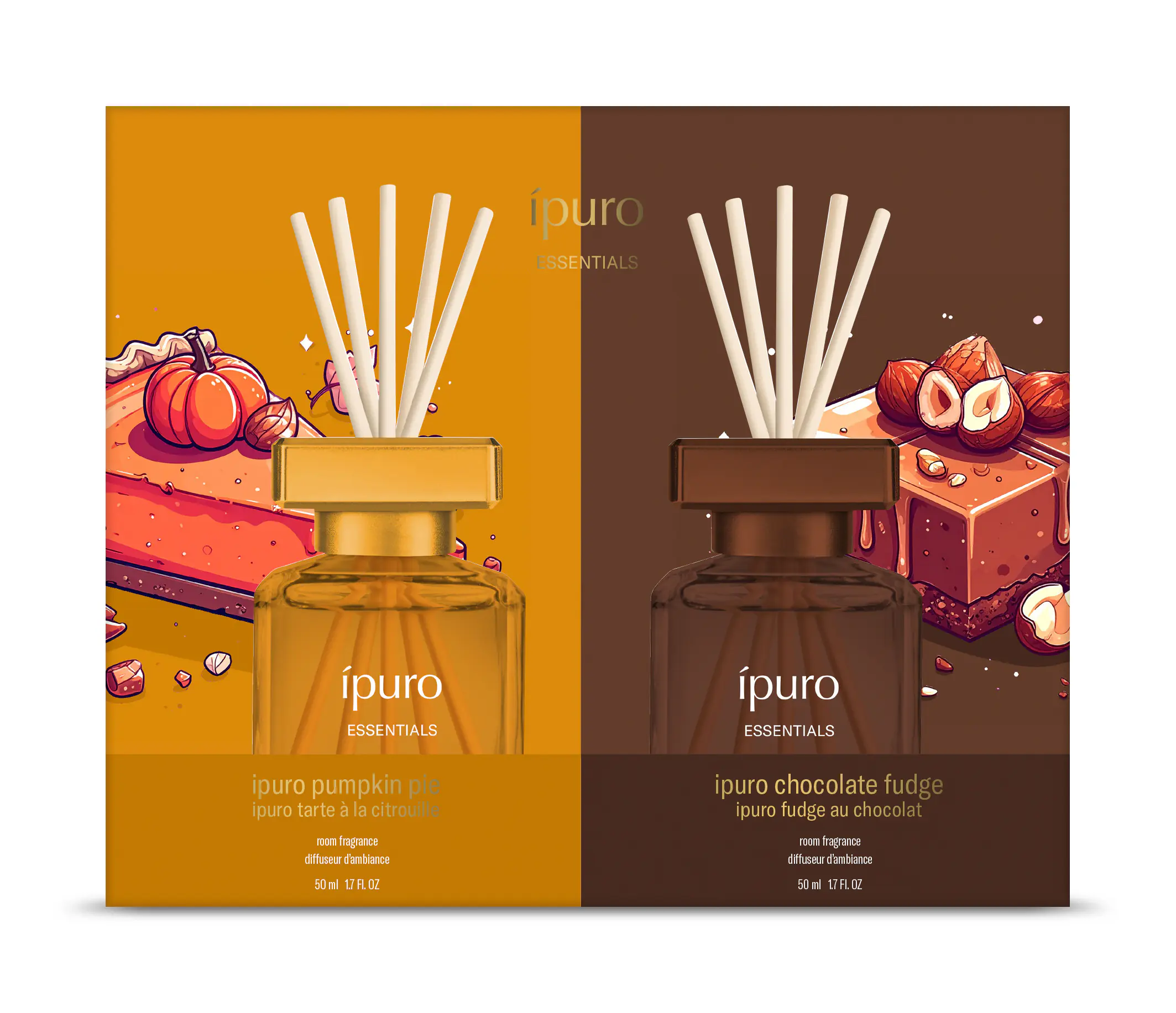 ipuro Raumduft Essentials Pumpkin & Chocolate 2 x 50 ml