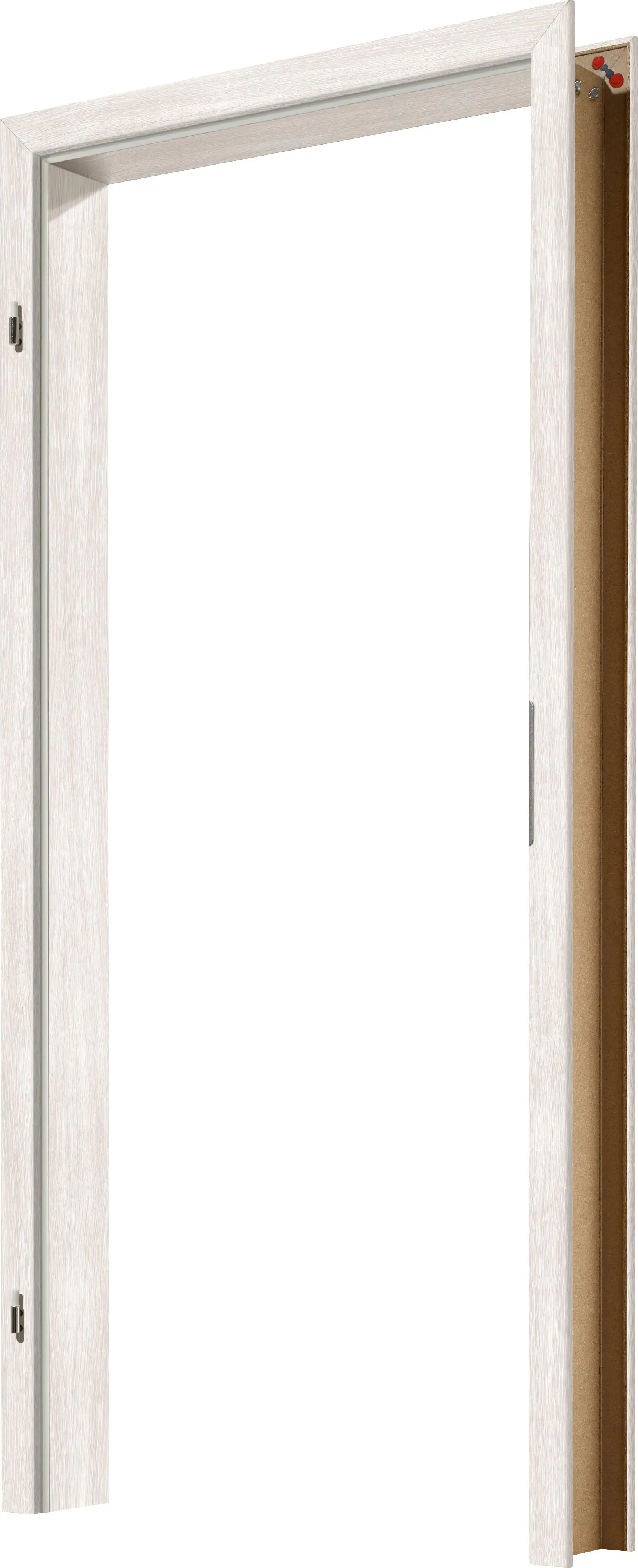 Borne Zarge Dekor Pinie weiß 73,5 cm DIN links