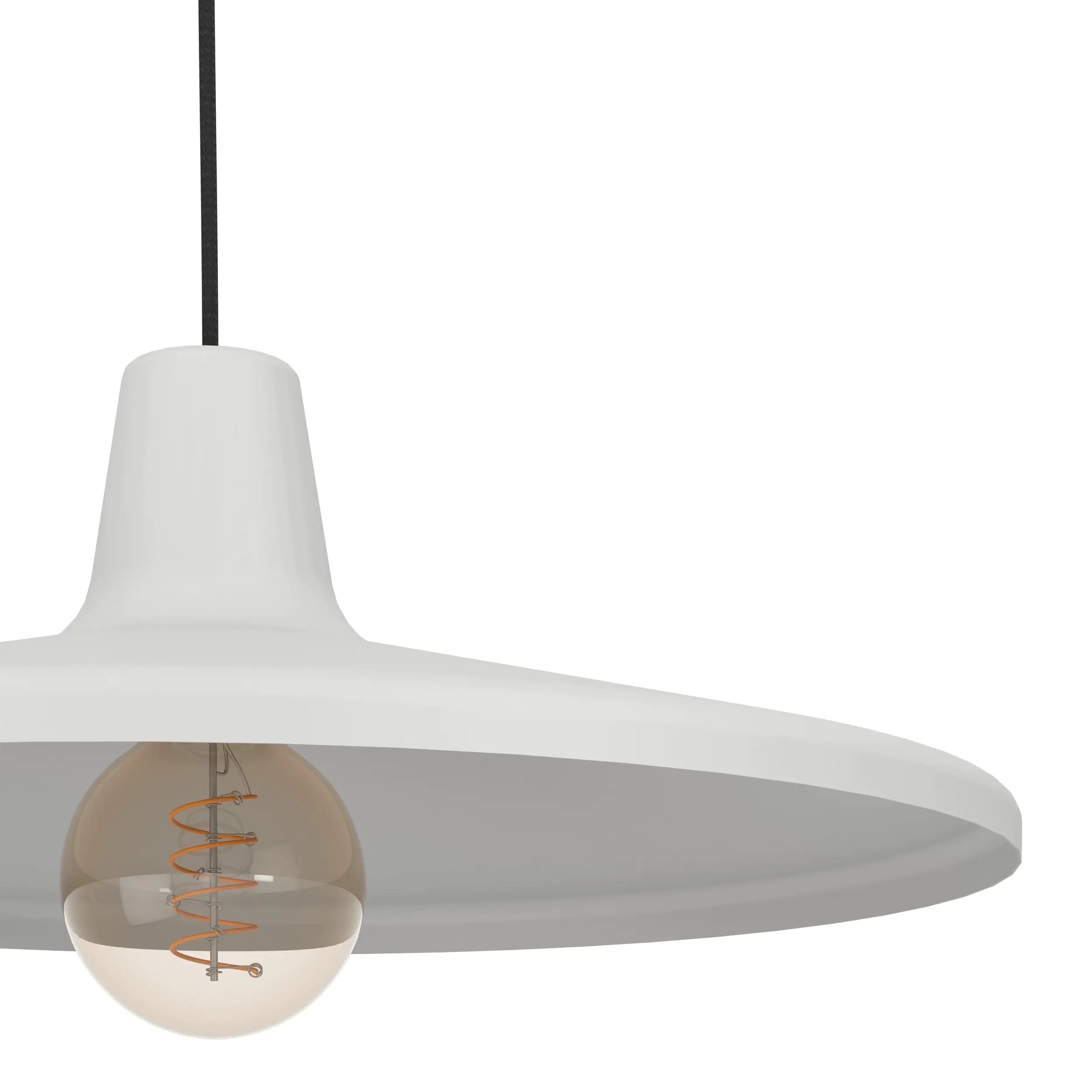 Eglo Pendelleuchte Miniere grau Ø 42 cm E27