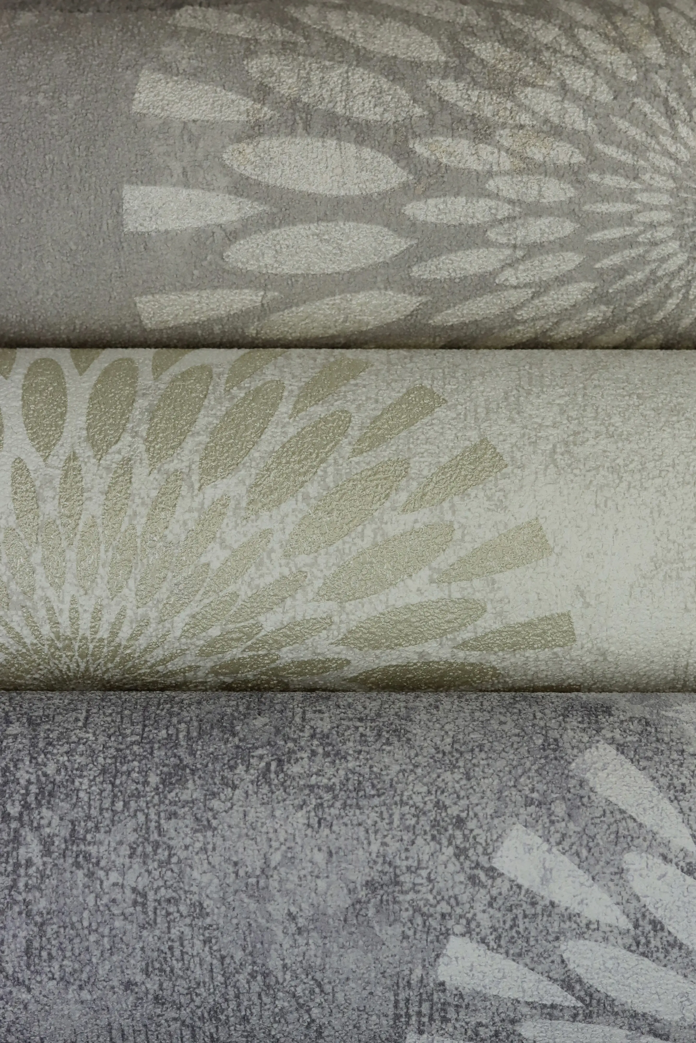 Rasch Vliestapete 651713 Kreise grau-beige 10,05 x 0,53 m 