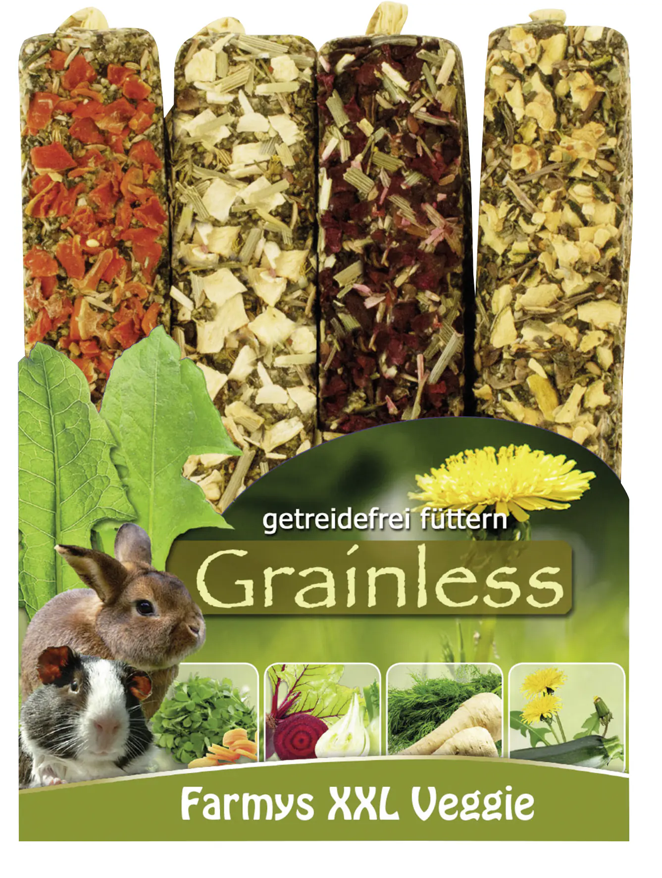 JR Farm Grainless Nagerfutter 480 g XXL Veggie