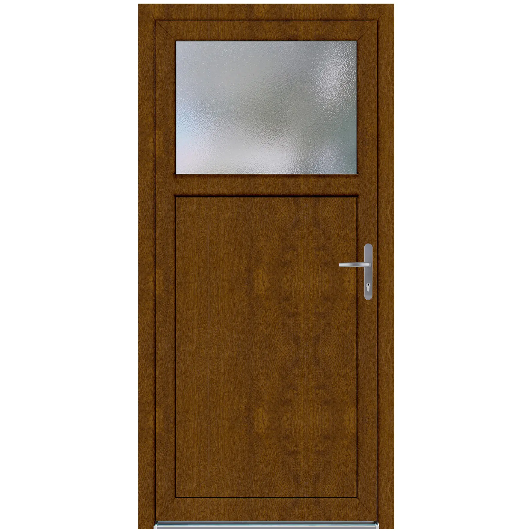 Panto Nebeneinganstür Kunststoff Modell K501 98 x 198 cm DIN rechts golden oak